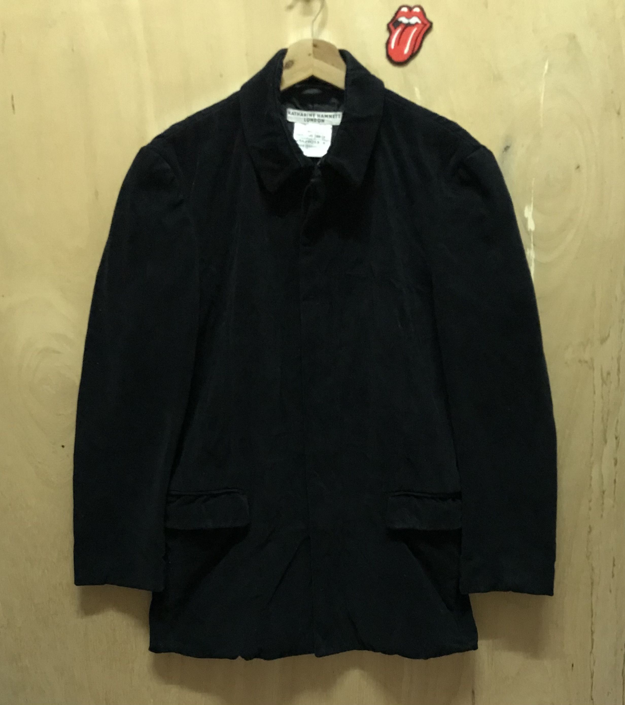 Katharine Hamnett London 90s Archive Velvet Trucker Jacket