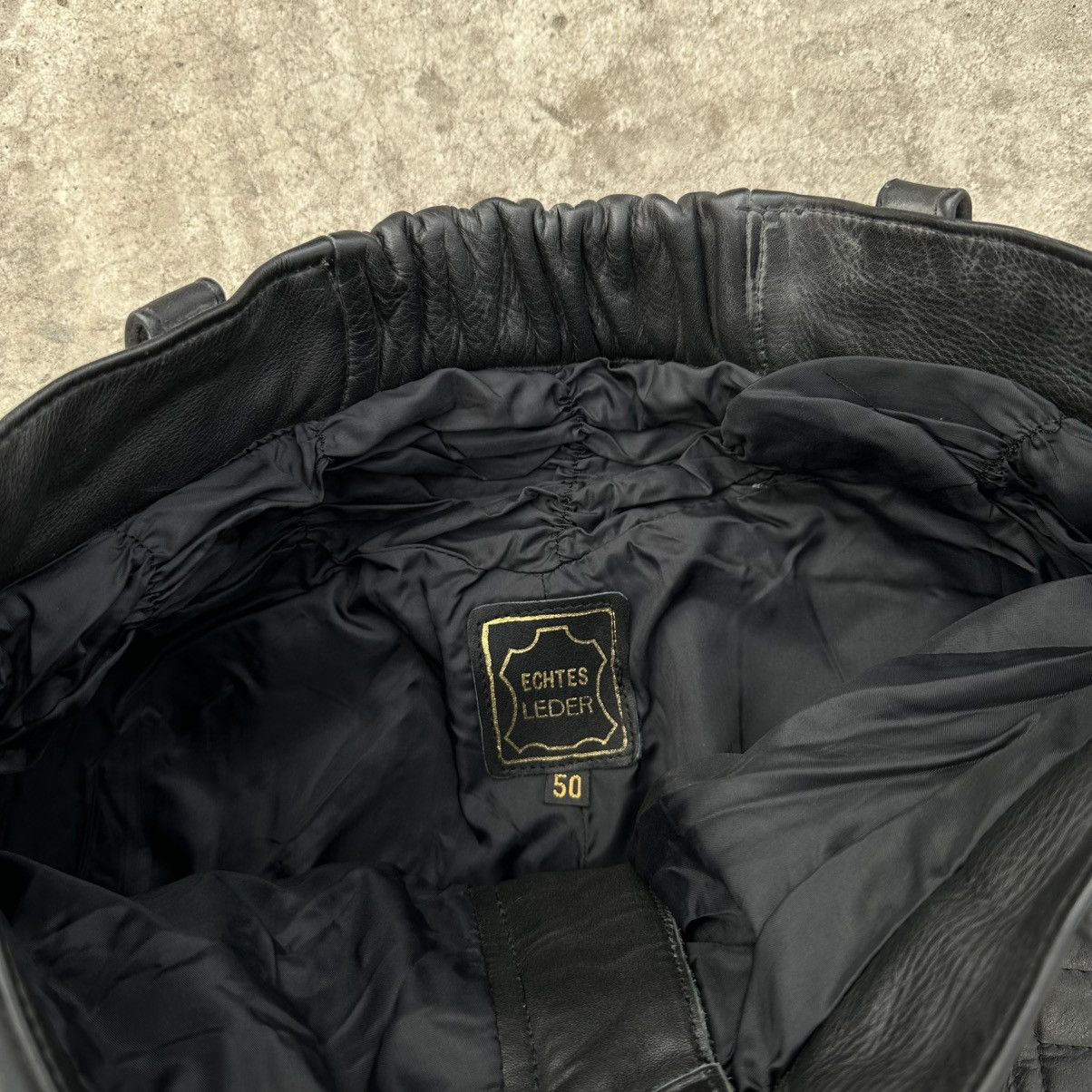 20471120 × Grunt Style Vintage Japanese Style Moto Leather Pants Size 50 90s Racing Size US 31 - 5 Thumbnail