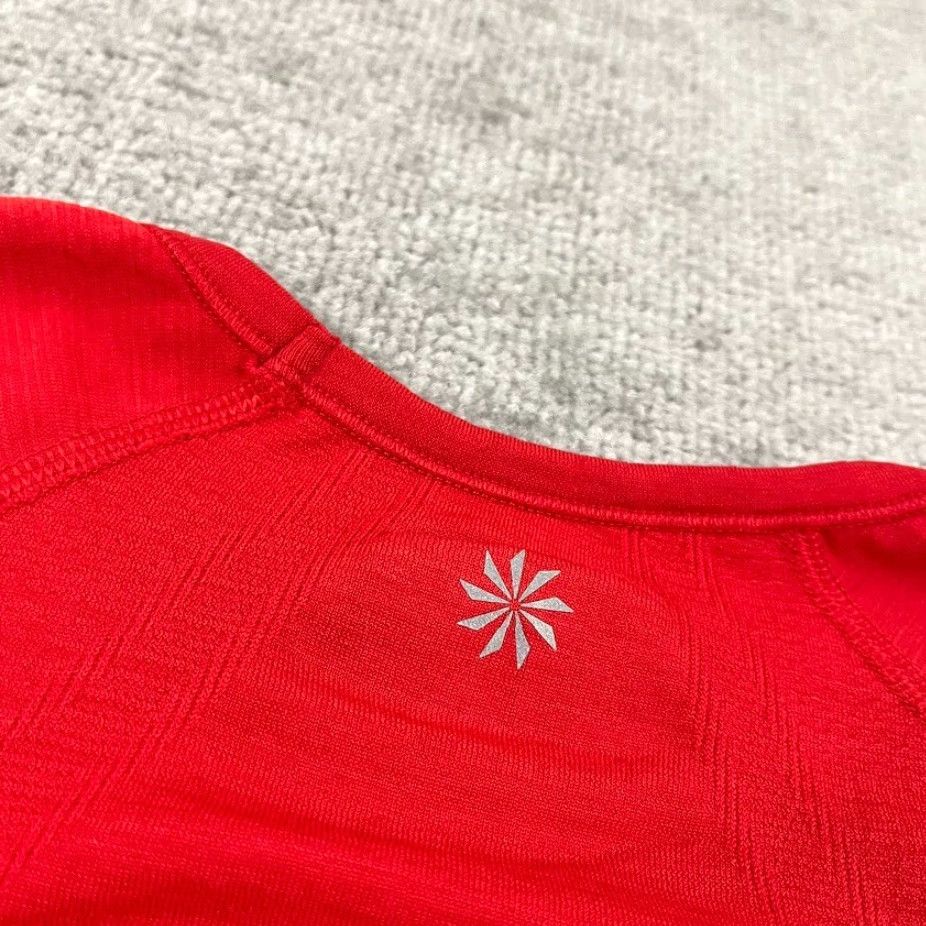 Athleta Athleta Fastest Track Shirt Womens Medium Red Performance Running Long Sleeve Size M / US 6-8 / IT 42-44 - 4 Thumbnail