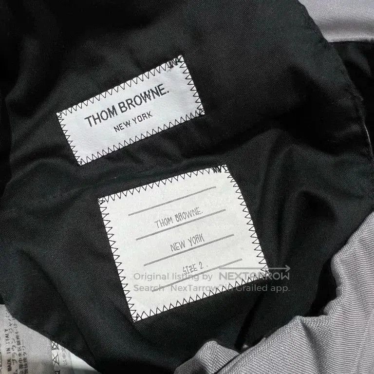 Thom Browne thom browne gray striped trousers. Size US 28 / EU 44 - 6 Thumbnail