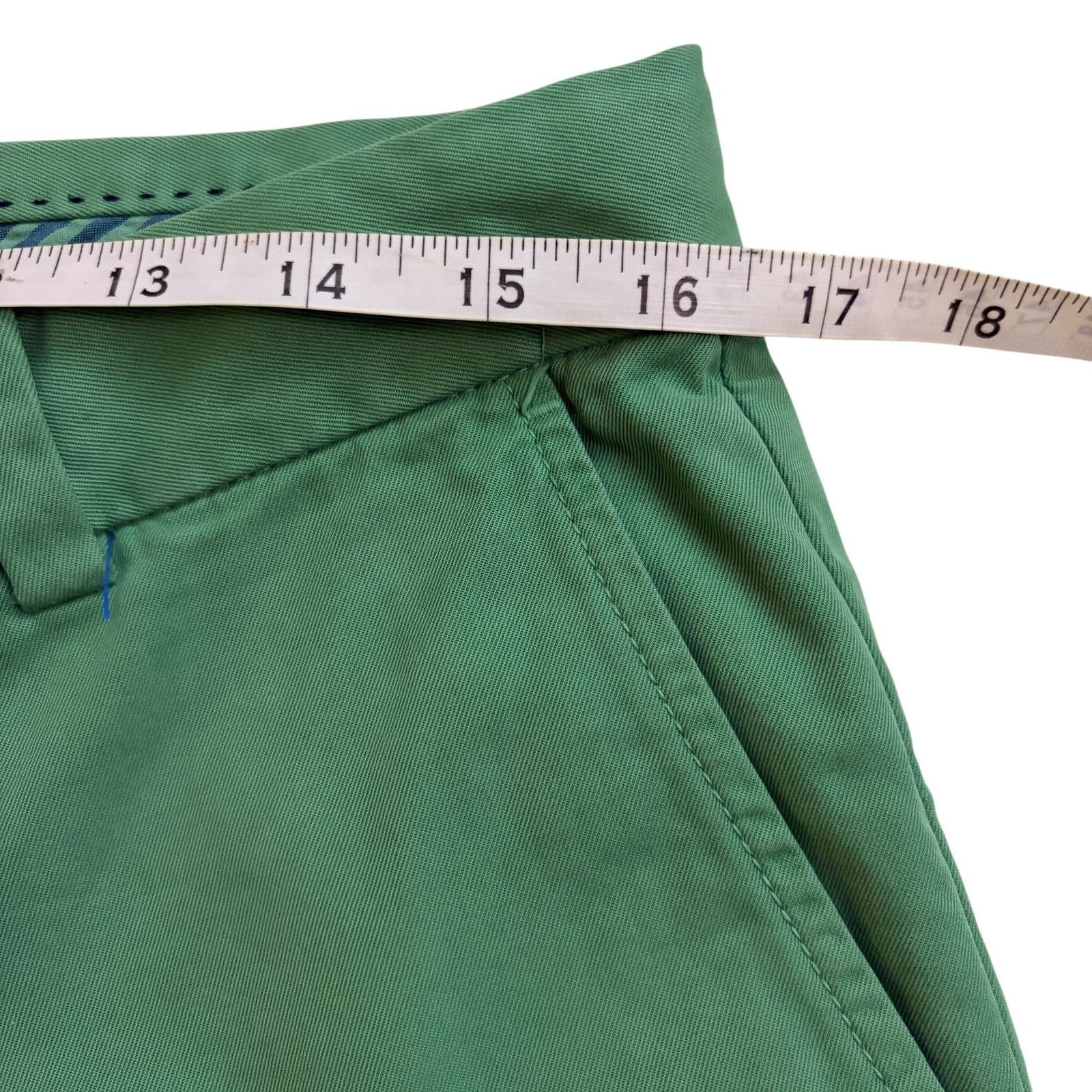 Brooks Brothers Brooks Brothers Chino Pants Mens 33x32 Clark Fit Green Size US 33 - 3 Thumbnail