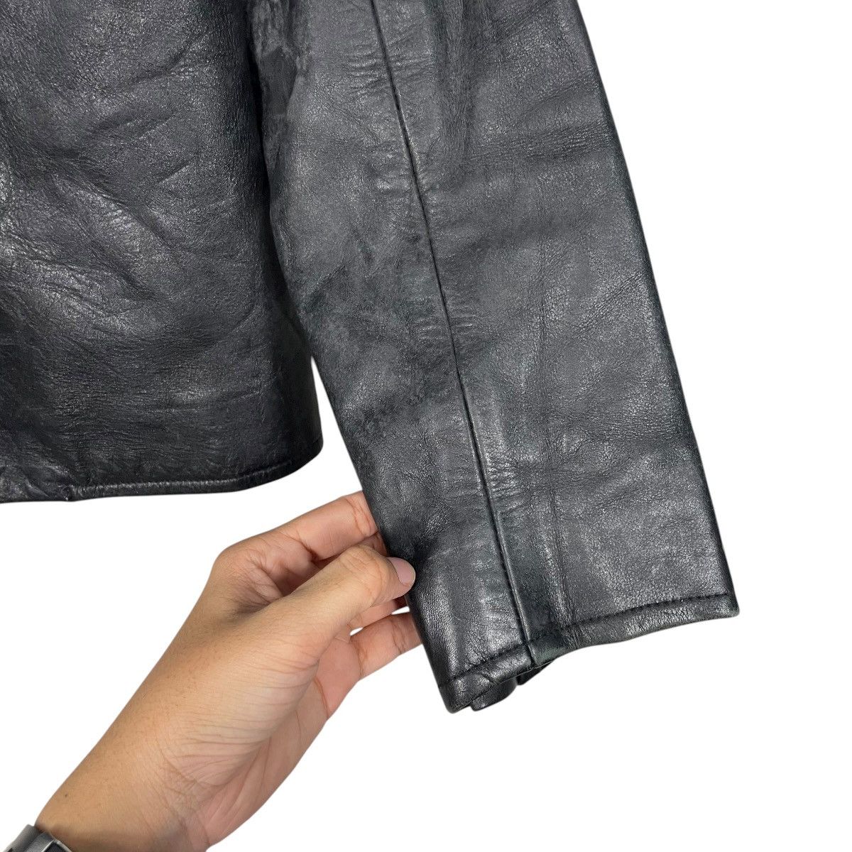 Other Riders Badland Motorcycle Biker Leather Jacket Size US XXS / EU 40 - 13 Thumbnail