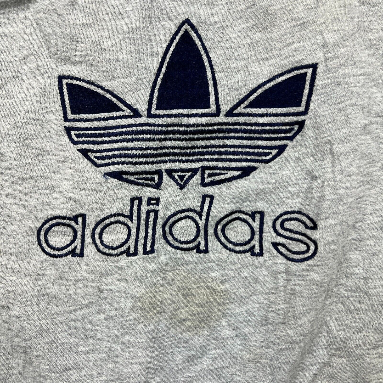 Adidas × Vintage VTG Adidas Sweatshirt Small Trefoil Spell Out 90s Crewneck Size US S / EU 44-46 / 1 - 2 Thumbnail