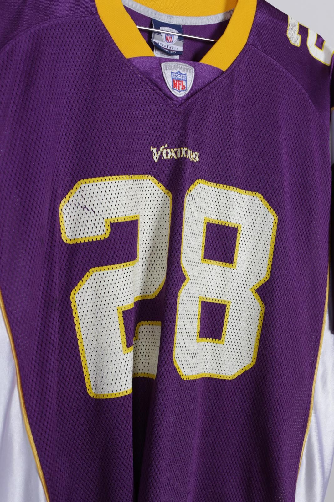 Reebok 08 Reebok NFL Equipment Vikings Peterson #28 Football Jersey Size ONE SIZE - 3 Thumbnail
