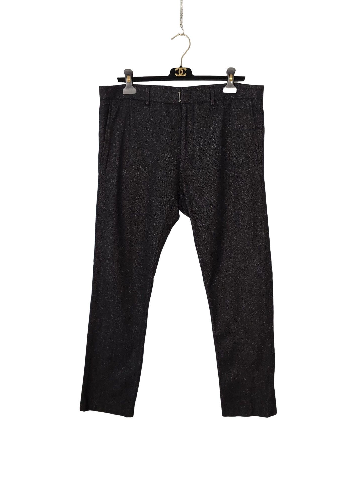 Dior Dior Speckled Wool Silk Trousers Size 34 Size US 34 / EU 50 - 1 Thumbnail