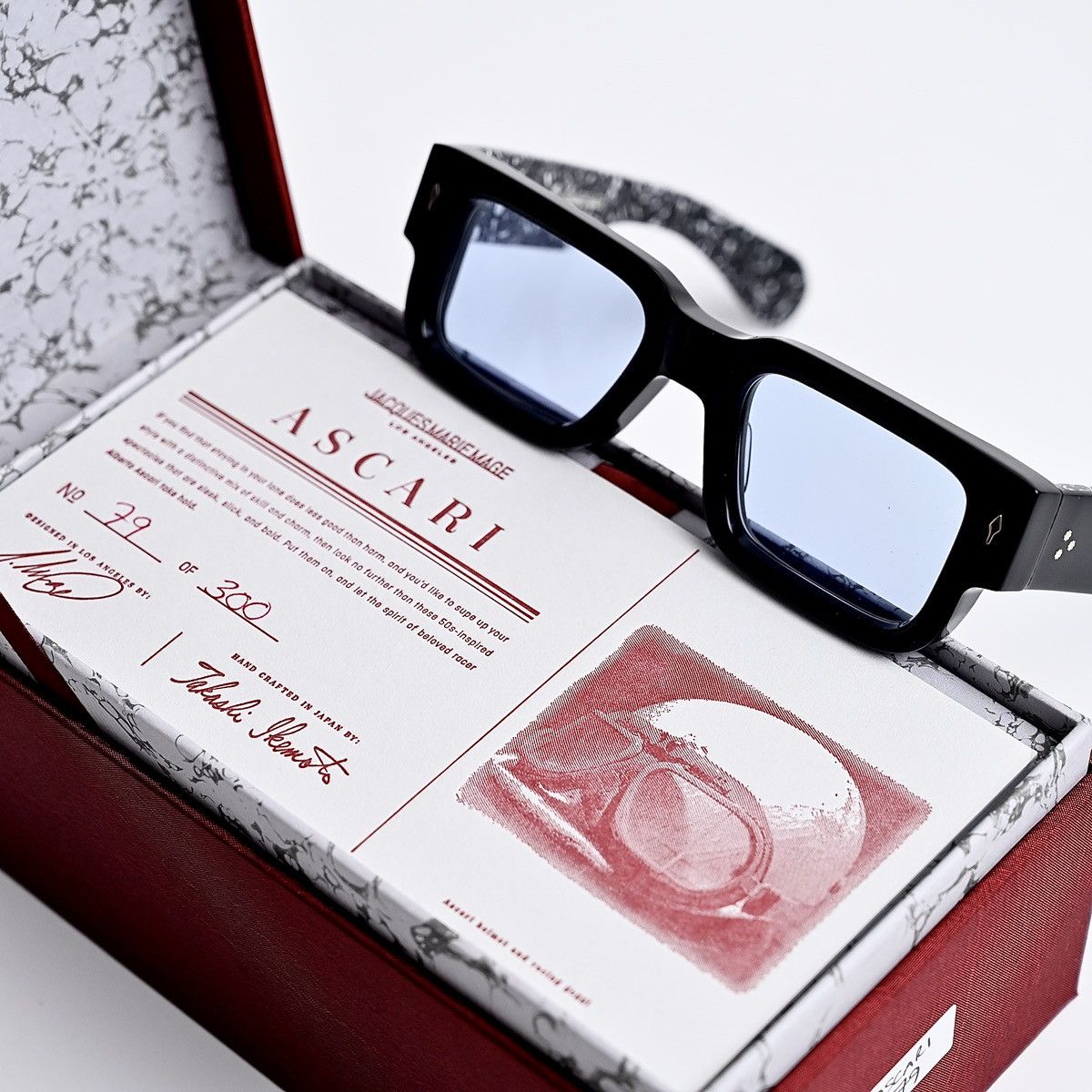 Jacques Marie Mage JACQUES MARIE MAGE ASCARI NERO SUNGLASSES Size ONE SIZE - 15 Thumbnail