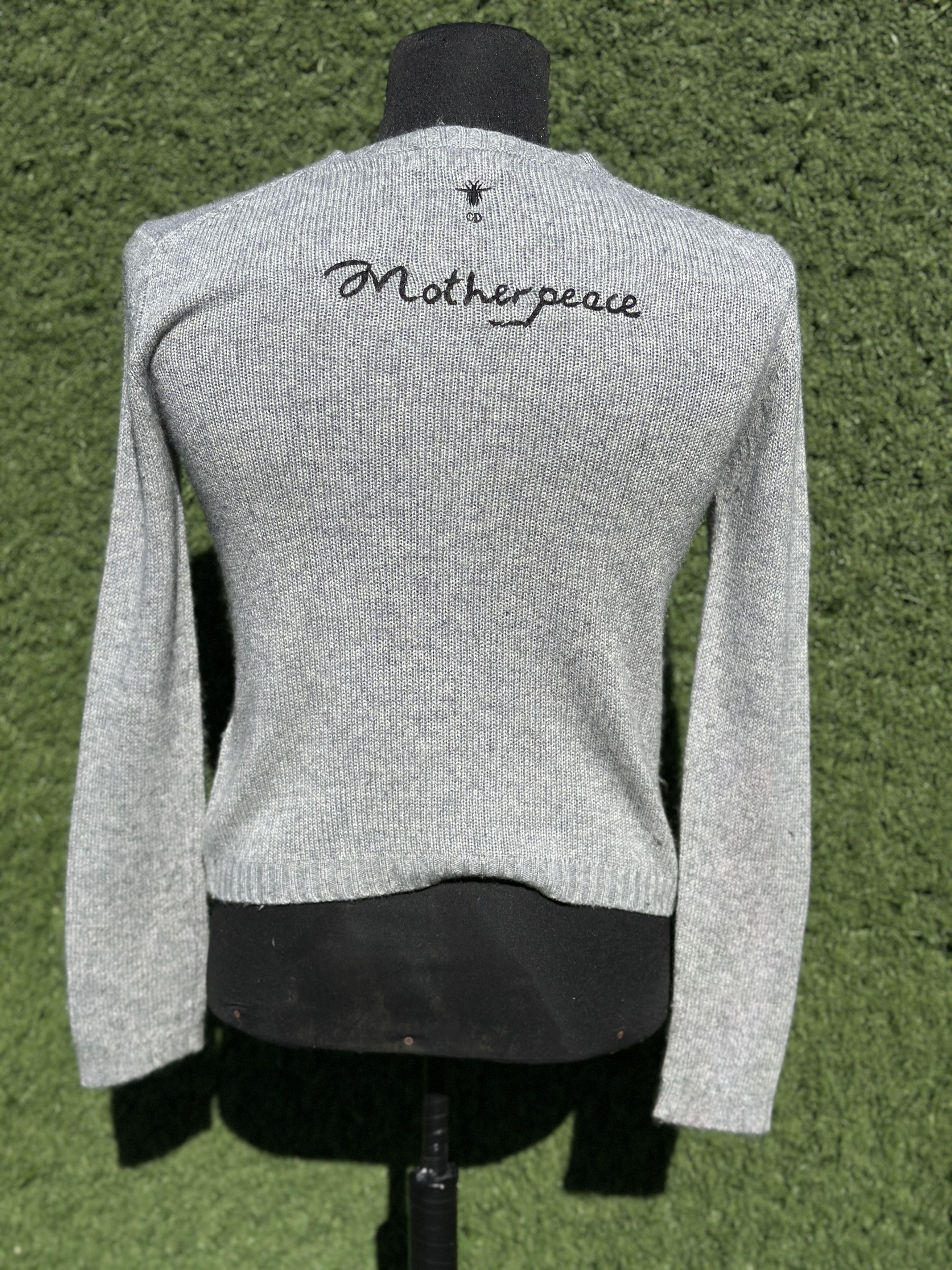 Dior Christian Dior Motherpeace Judgment Wool Sweater 38 Size S / US 4 / IT 40 - 2 Thumbnail