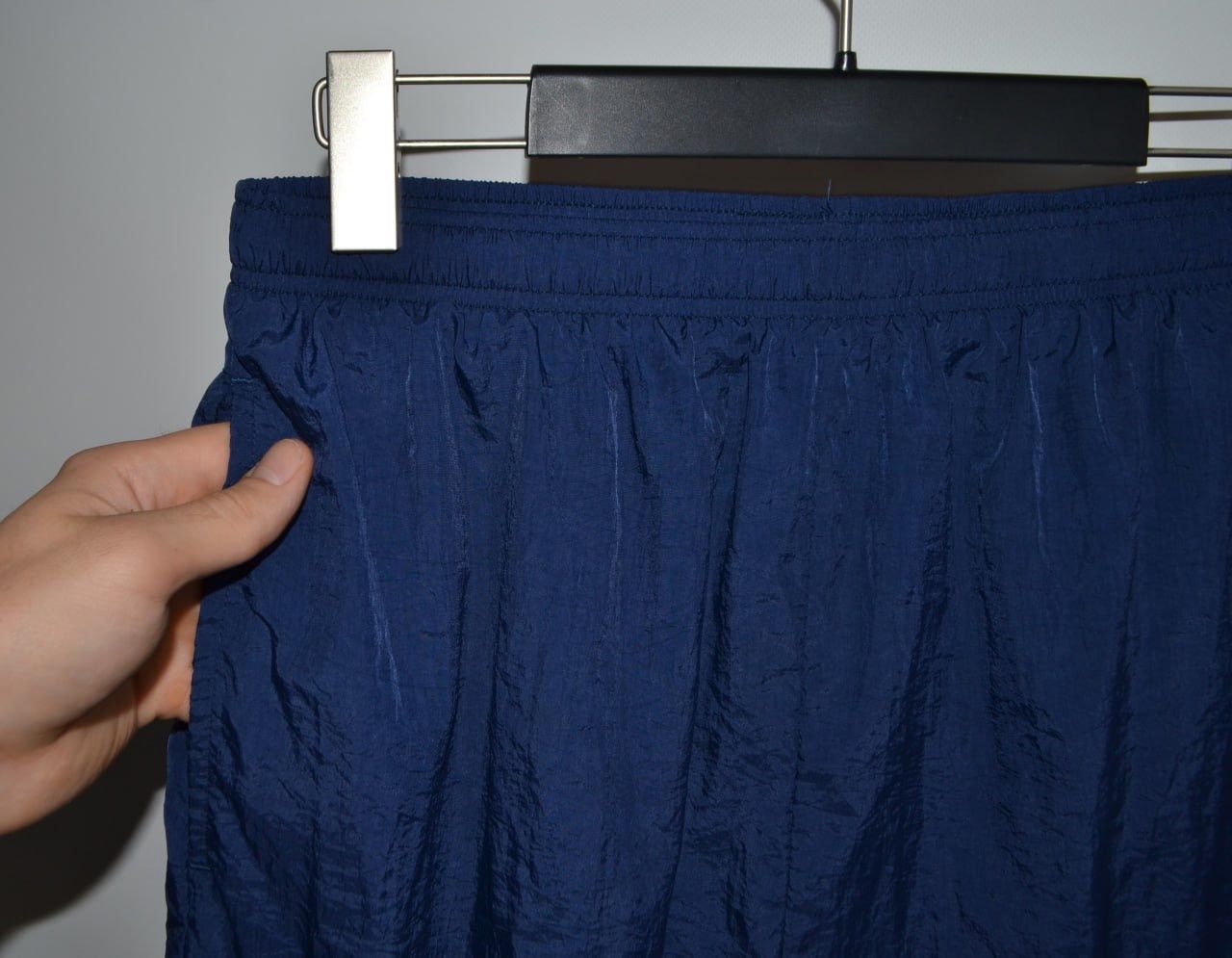 Nike × Vintage Nike Vintage Shorts Blue Big Logo Size L Size US 34 / EU 50 - 5 Thumbnail