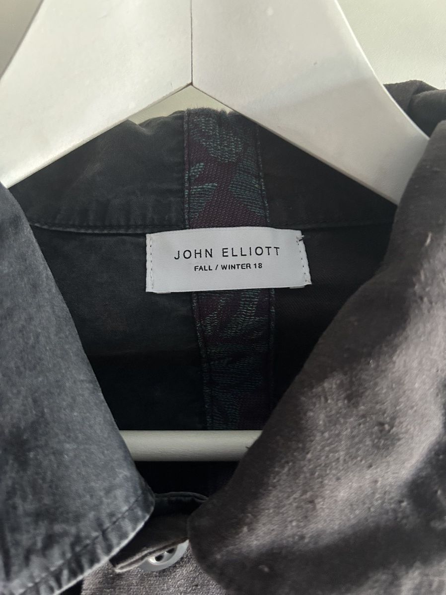 John Elliott John Elliott paint splatter military work shirt washed black Size US L / EU 52-54 / 3 - 3 Thumbnail