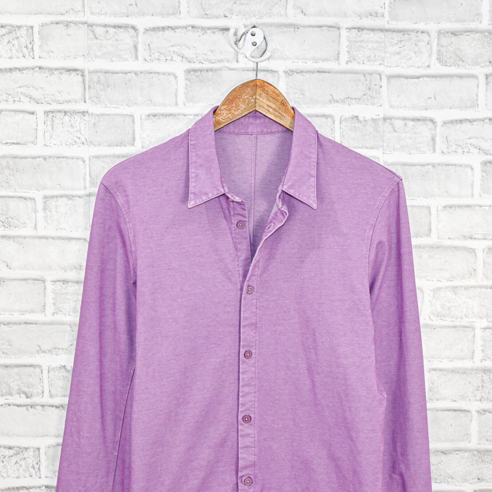 Lululemon Lululemon Commission Long Sleeve Button Down Shirt in Purple Size US M / EU 48-50 / 2 - 6 Thumbnail