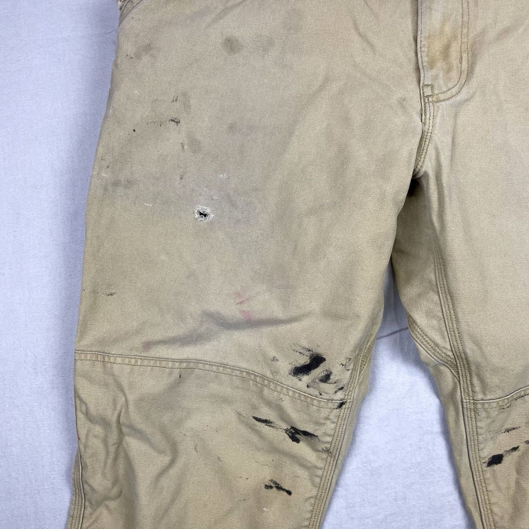 Patagonia Patagonia Pants Mens 34 Beige Iron Forge Hemp Canvas Double Knee Workwear Hiking Size US 34 / EU 50 - 7 Thumbnail