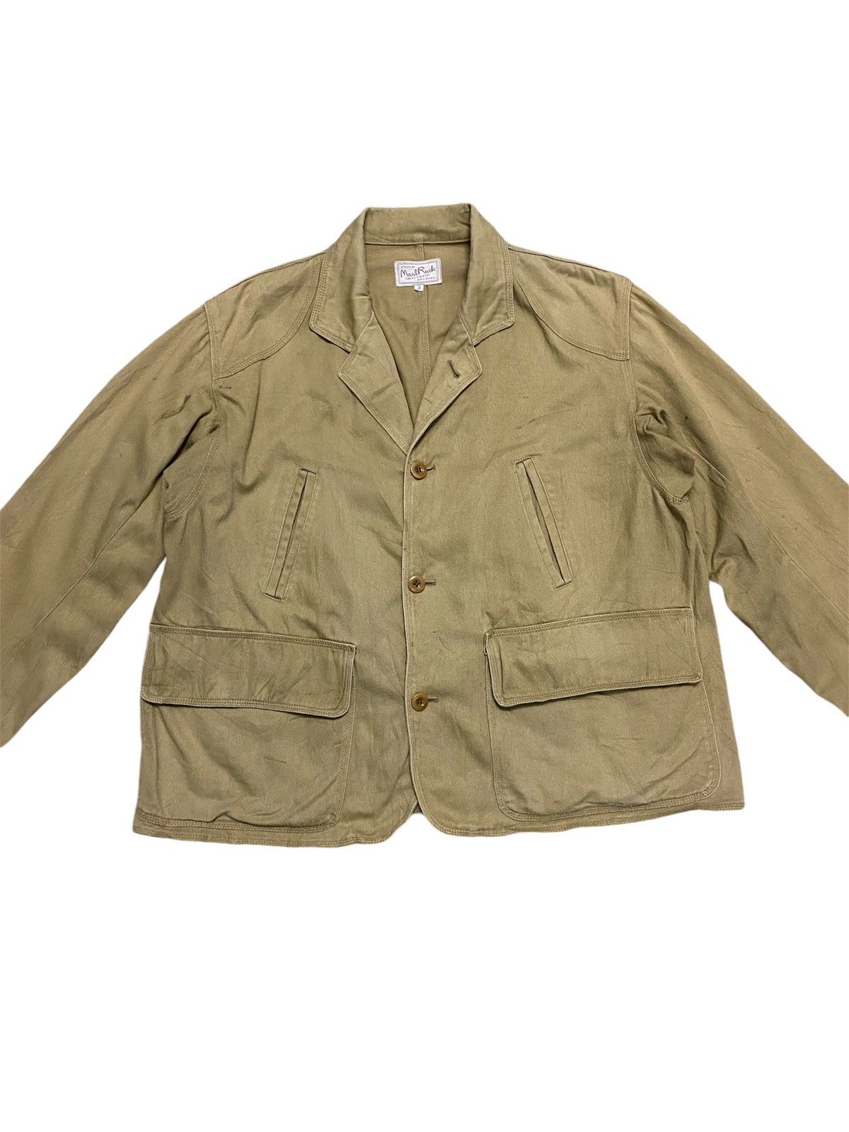 Japanese Brand × Takeo Kikuchi × Vintage Vintage maul ruck takeo kikuchi & his studio chore jacket Size US L / EU 52-54 / 3 - 1 Thumbnail