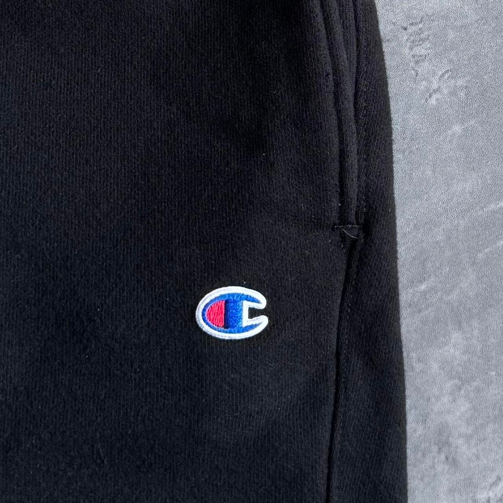 Champion × Vintage Vintage Y2K Champion Reverse Weave Black Jogger Sweatpants Size US 32 / EU 48 - 3 Thumbnail