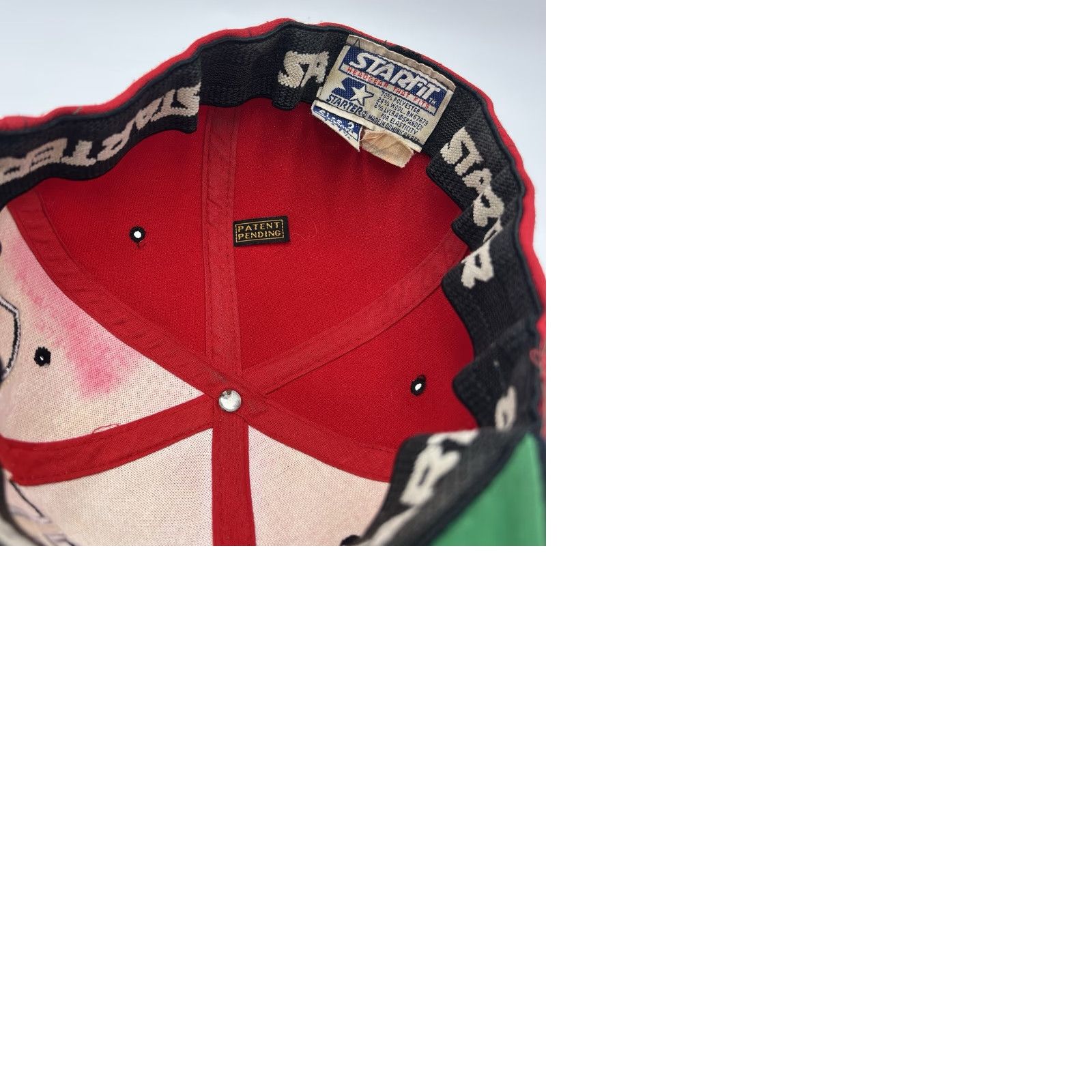 NFL VINTAGE NFL Starter Wool Blend Cap - Red, 7 1/4, 90s Big Logo, Fitted, Twill, Men, Hat, Sports Size ONE SIZE - 9 Thumbnail