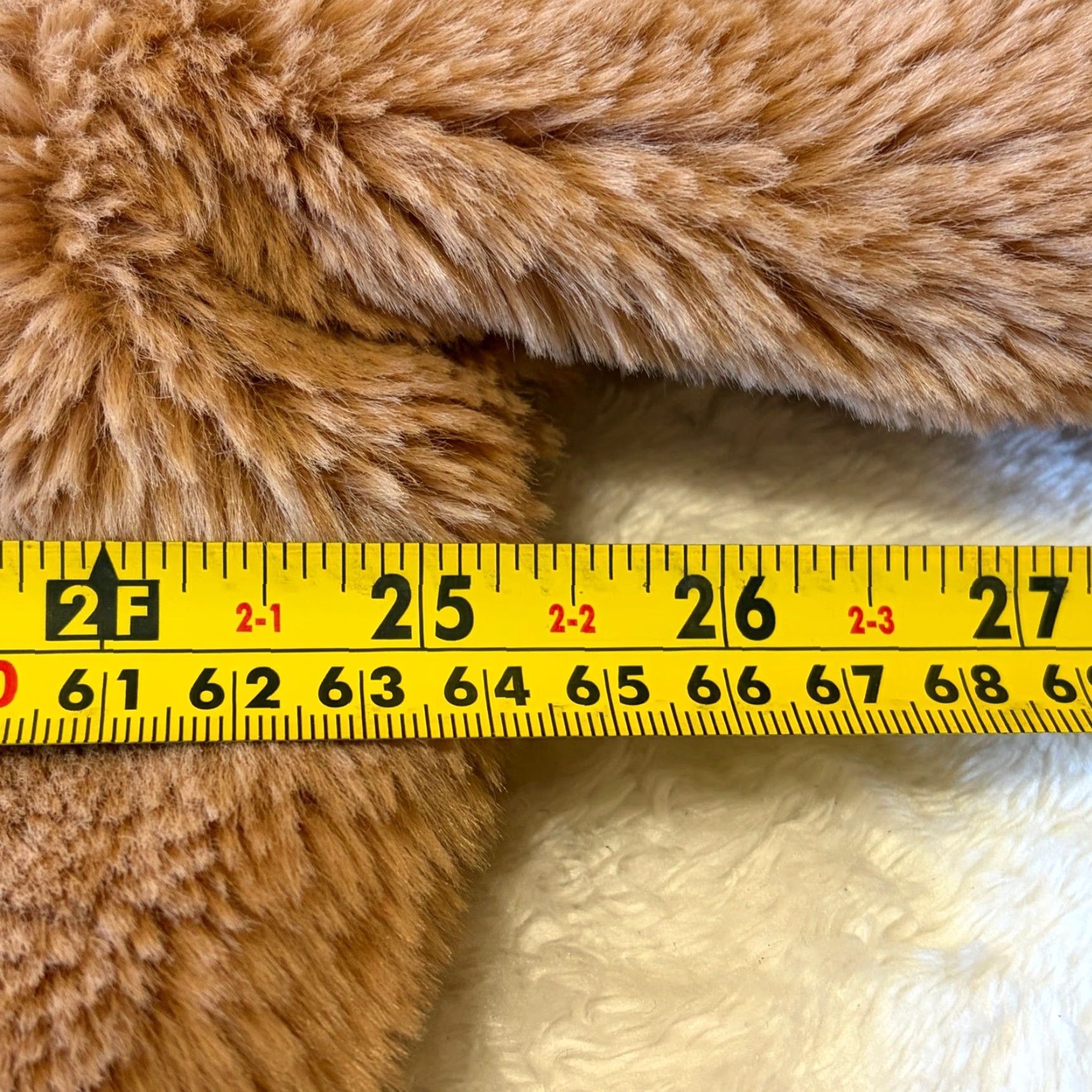 Vintage VINTAGE not applicable; title: Tiger Mist Fawkner Jacket Womens Small Camel Faux Fur Open Front Oversized Coat Size S / US 4 / IT 40 - 7 Thumbnail