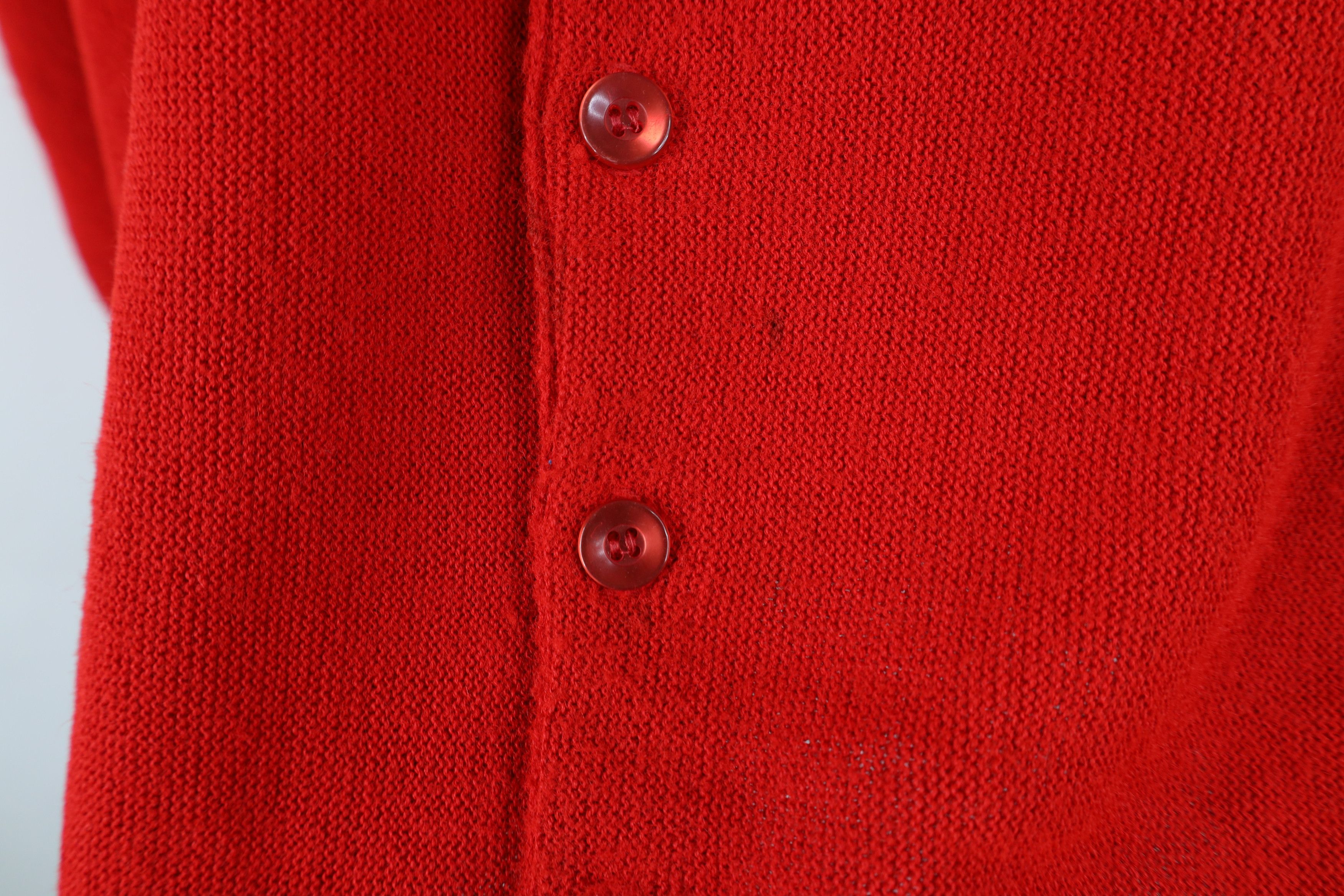 Vintage Vintage 60s Streetwear Turtle Logo Knit Cardigan Sweater USA Size US L / EU 52-54 / 3 - 7 Thumbnail