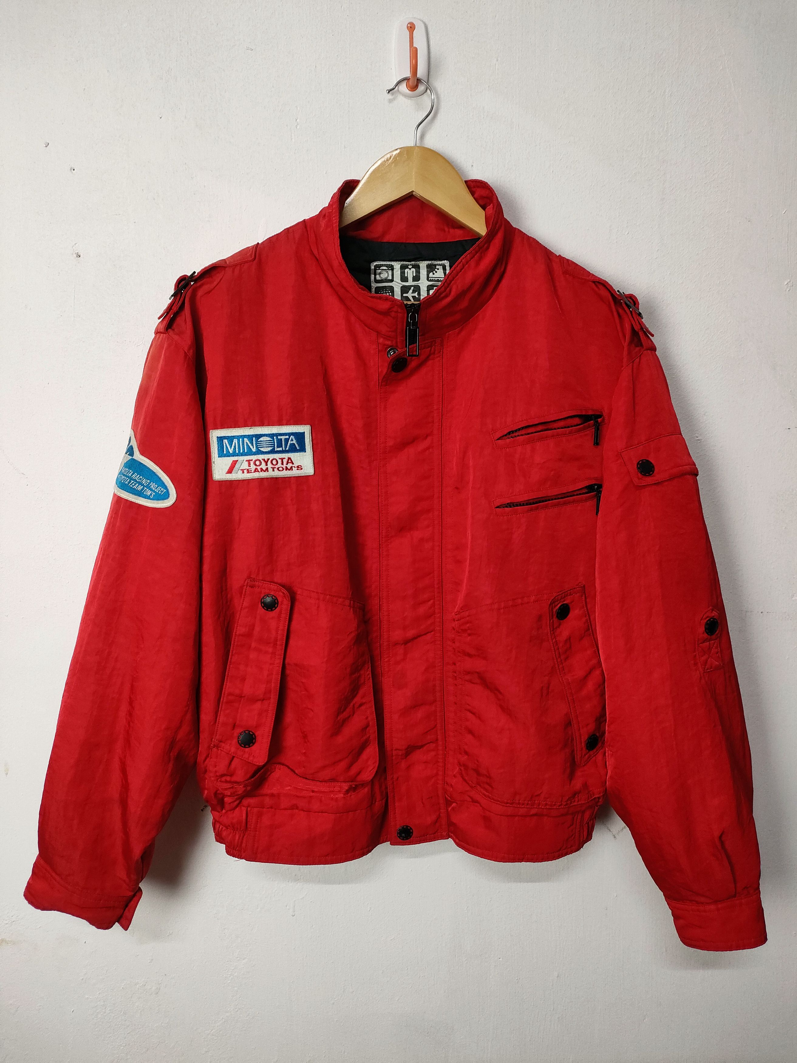 Vintage MINOLTA Toyota Team Tom's Bomber Jacket