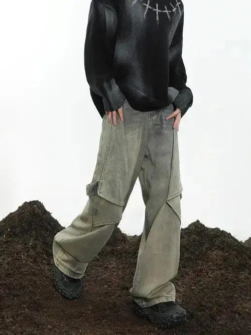 VIBE Opium Baggy Denim Jeans y2k Size US 30 / EU 46 - 4 Thumbnail