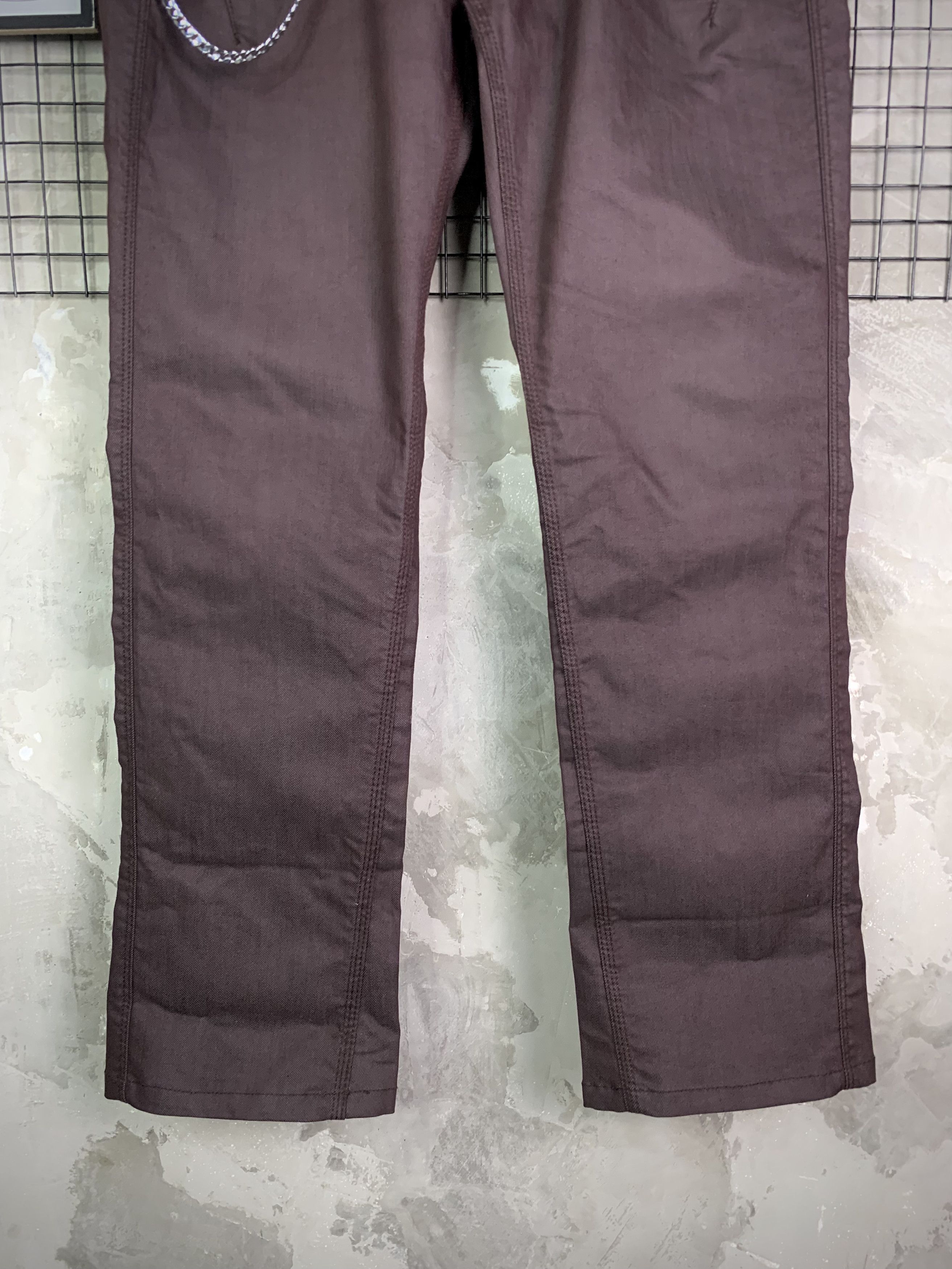 Nicole Club Nicole Club For Men Grunge Burgundy Waxed Pants Size US 36 / EU 52 - 5 Thumbnail