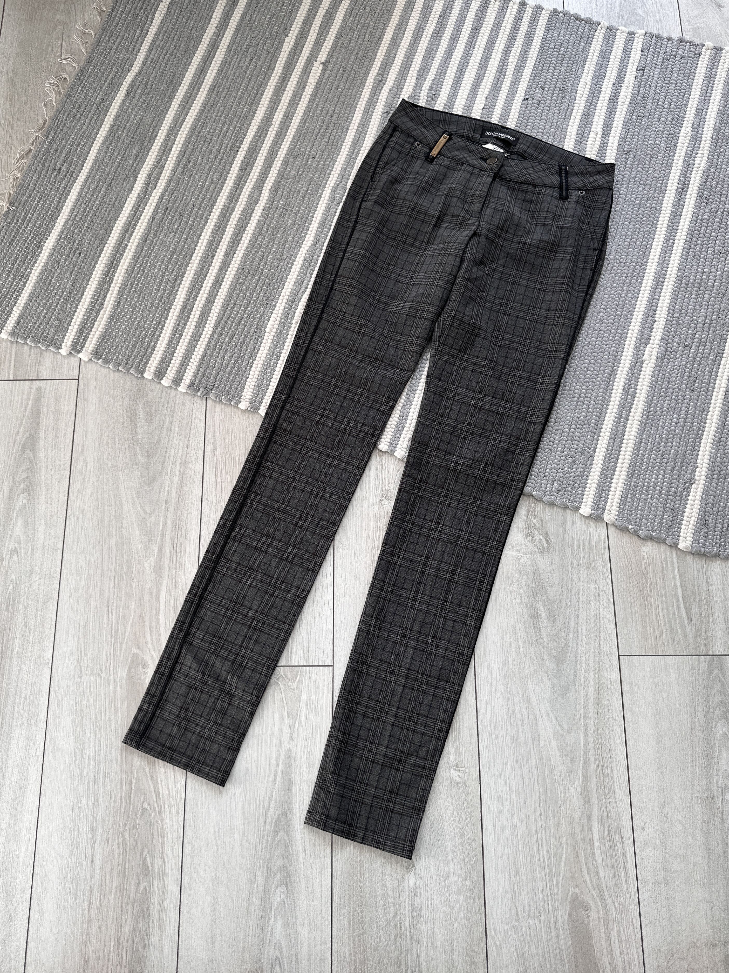 Dolce & Gabbana Dolce & Gabbana D&G Wool Pants Trousers Size 27" / US 4 / IT 40 - 1 Thumbnail