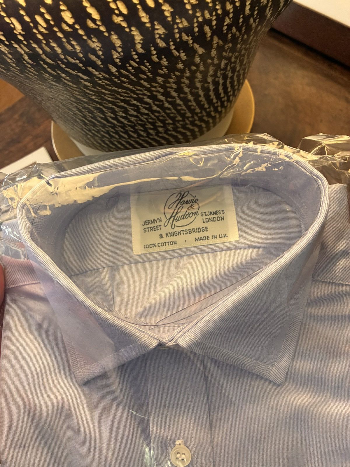 Other NWOT Harvie & Hudson Dress Shirt Blue French Cuffs 15/34 Size US M / EU 48-50 / 2 - 3 Thumbnail