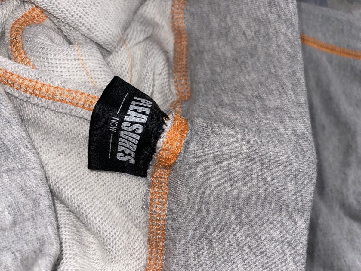 Pleasures Pleasures Grey Orange Outline Sweatpants Size US 31 - 4 Thumbnail