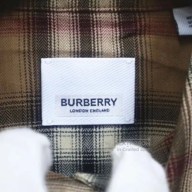 Burberry Burberry Brown Cotton Women's Top. Size S / US 4 / IT 40 - 4 Thumbnail