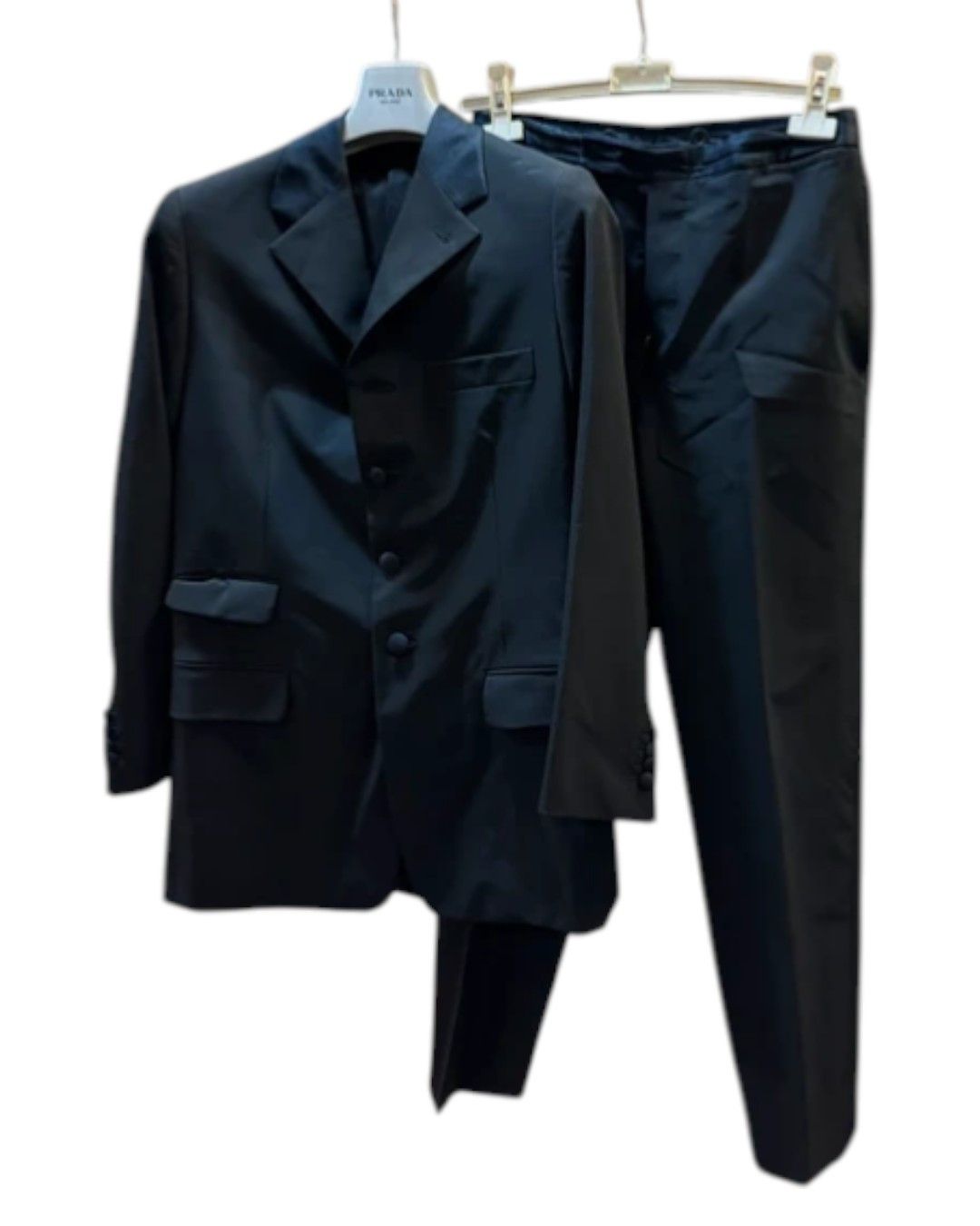 Prada F/W 2012 RUNWAY BLACK SUIT Size 50S - 6 Thumbnail
