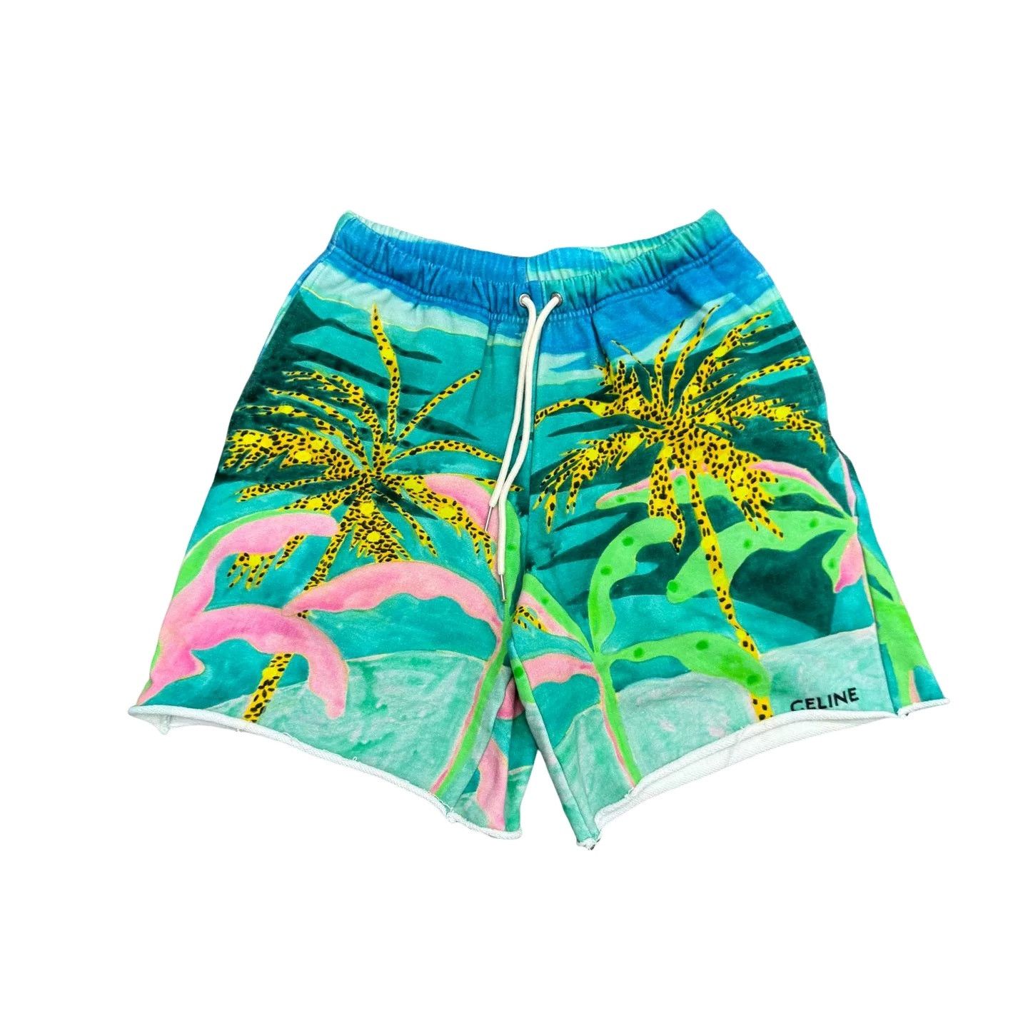 Celine Celine x Tyson Reeder Tropical Graphic Shorts XS Size US 28 / EU 44 - 1 Thumbnail