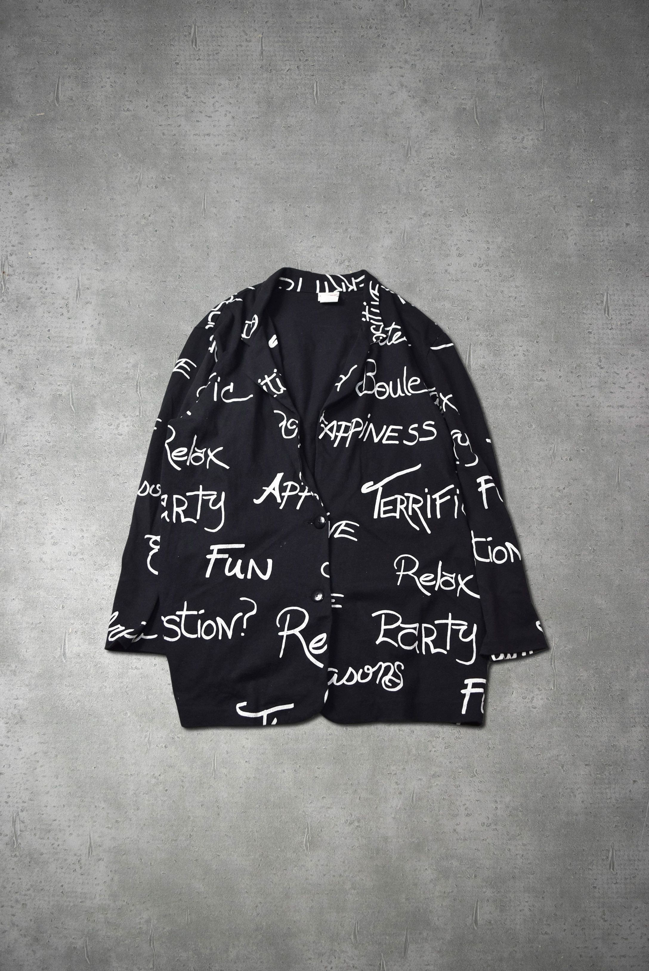 image of Vintage Graphic Easy Jacket 0-21-284 91 in Black, Men's (Size XL)