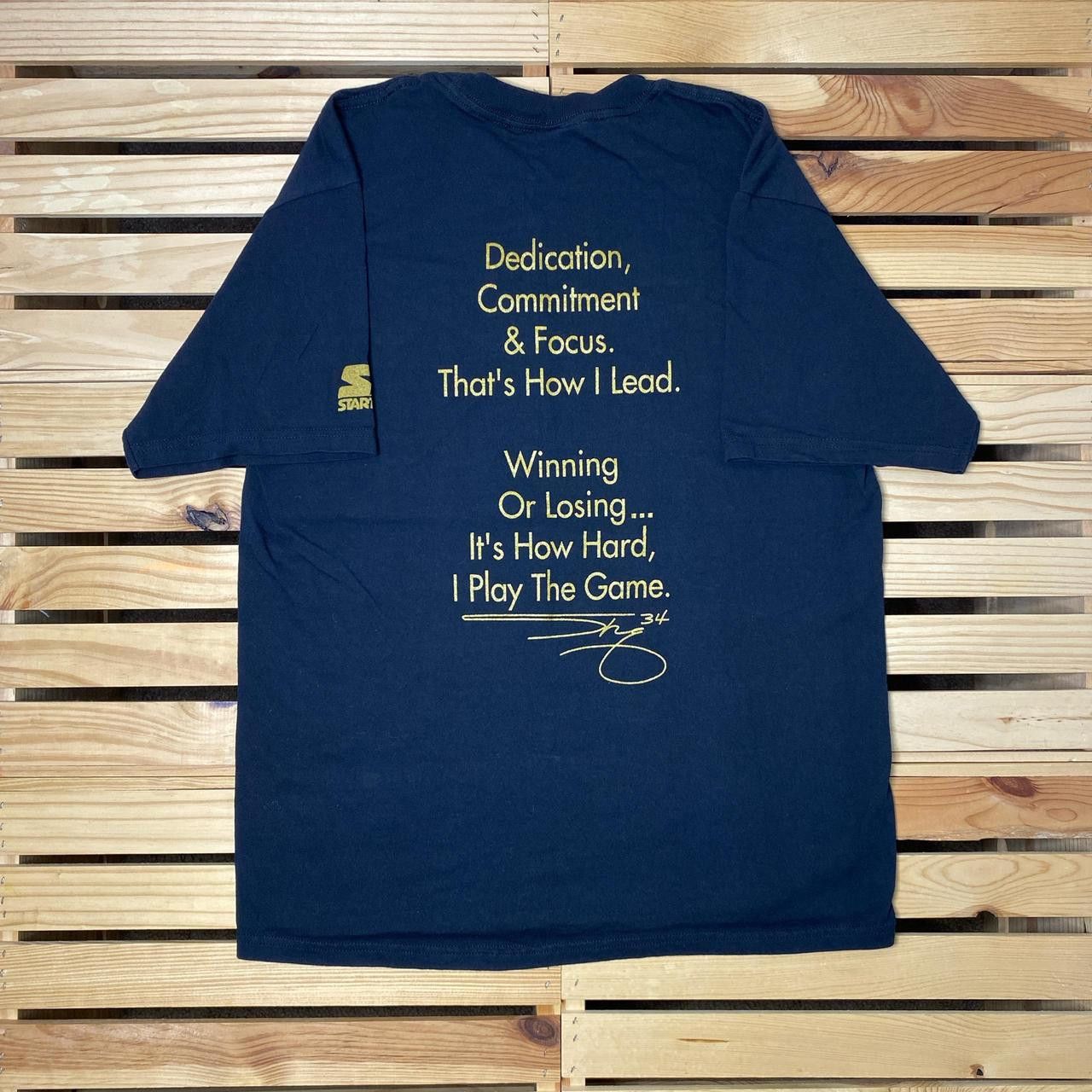 Starter Vintage Starter x Shaq Black Basketball Tee Size Large Size US L / EU 52-54 / 3 - 2 Thumbnail