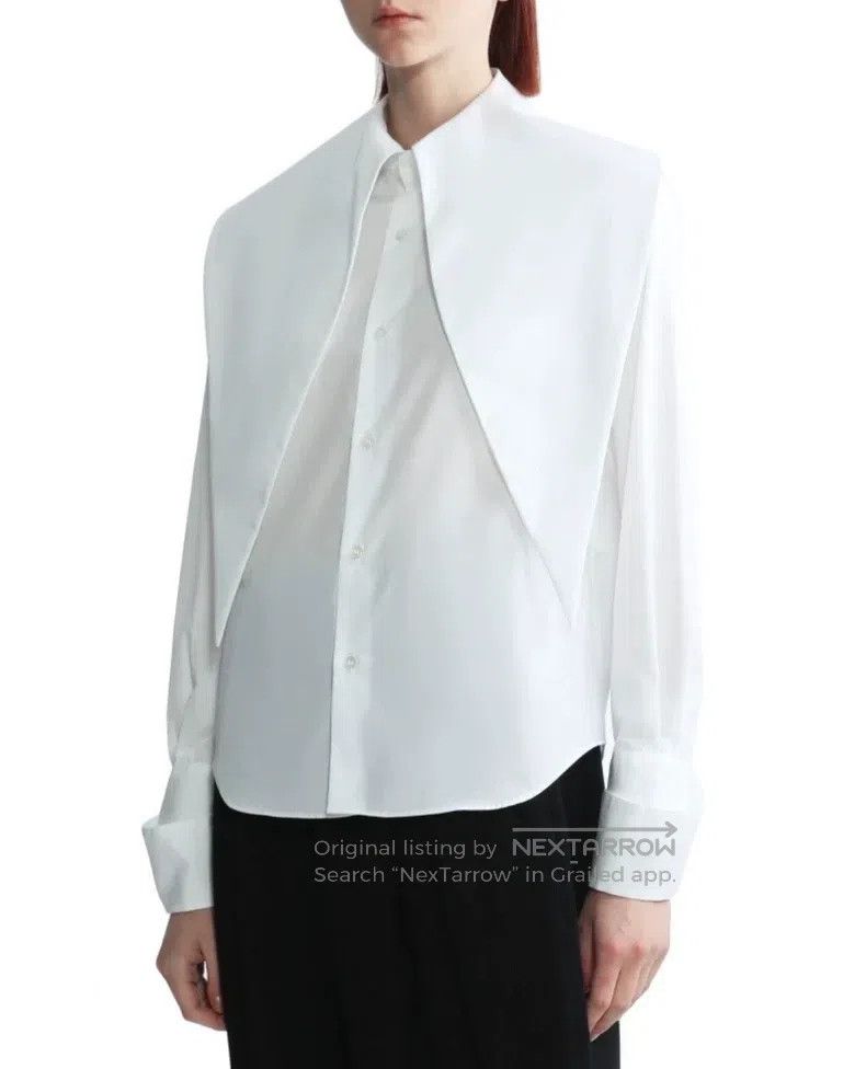 Comme des Garcons Comme Des Garcons White Shirt Women's Long Sleeve Size M / US 6-8 / IT 42-44 - 1 Thumbnail