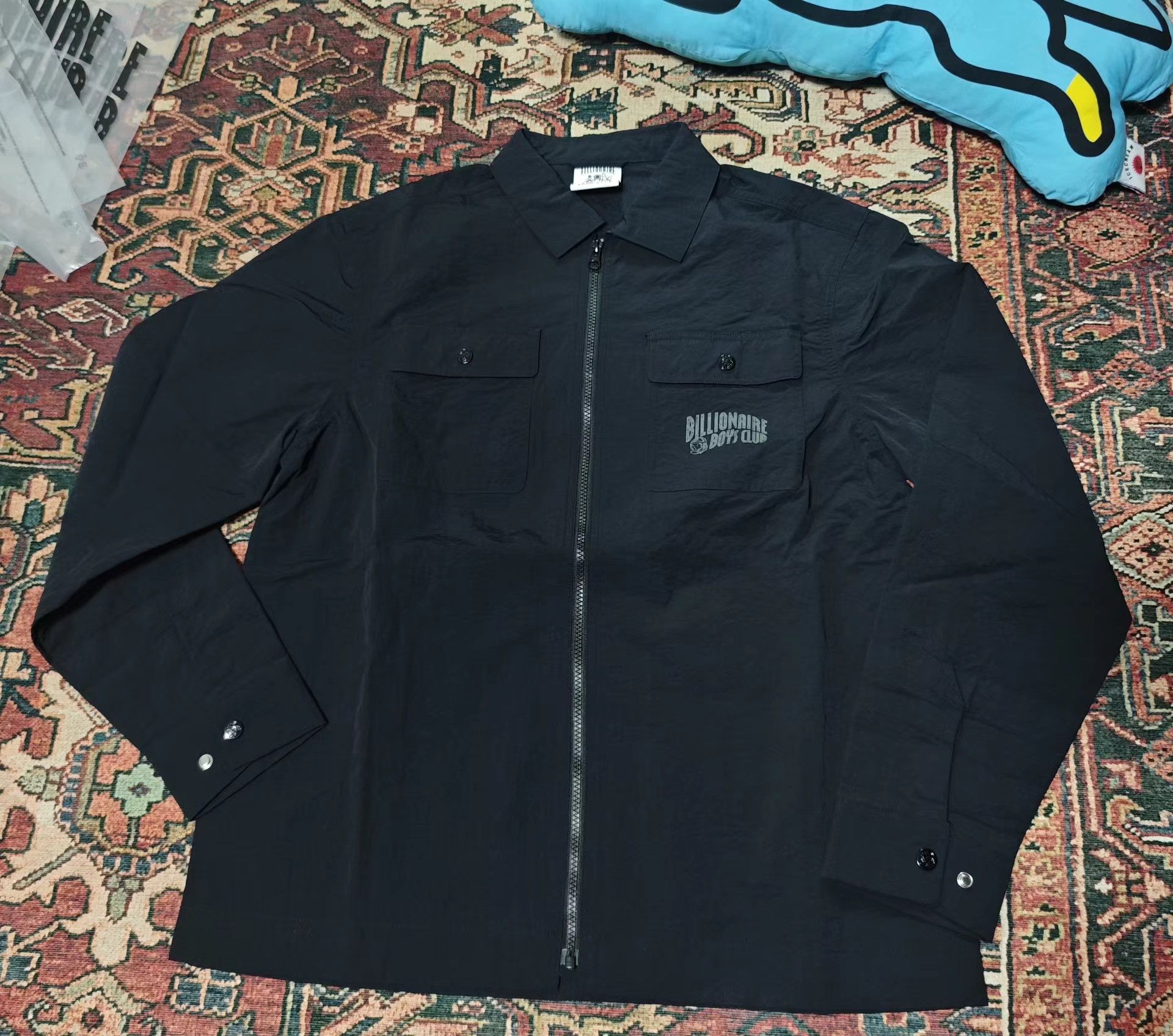 Billionaire Boys Club BILLIONAIRE BOYS CLUB Zip Mock Neck Long-Sleeve Shirt Size US M / EU 48-50 / 2 - 1 Thumbnail