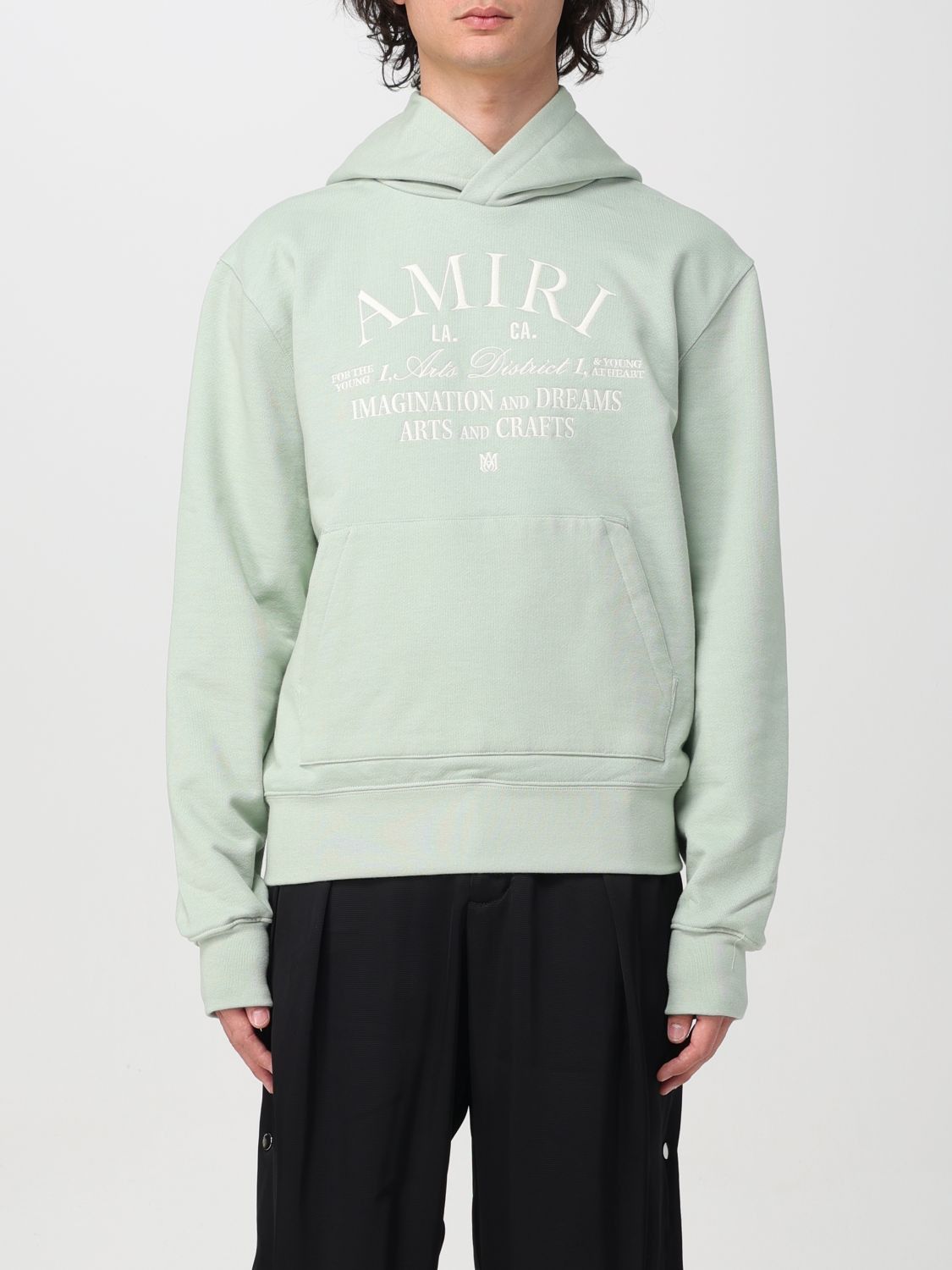 image of Amiri Sweatshirt Men Green (Size Large)