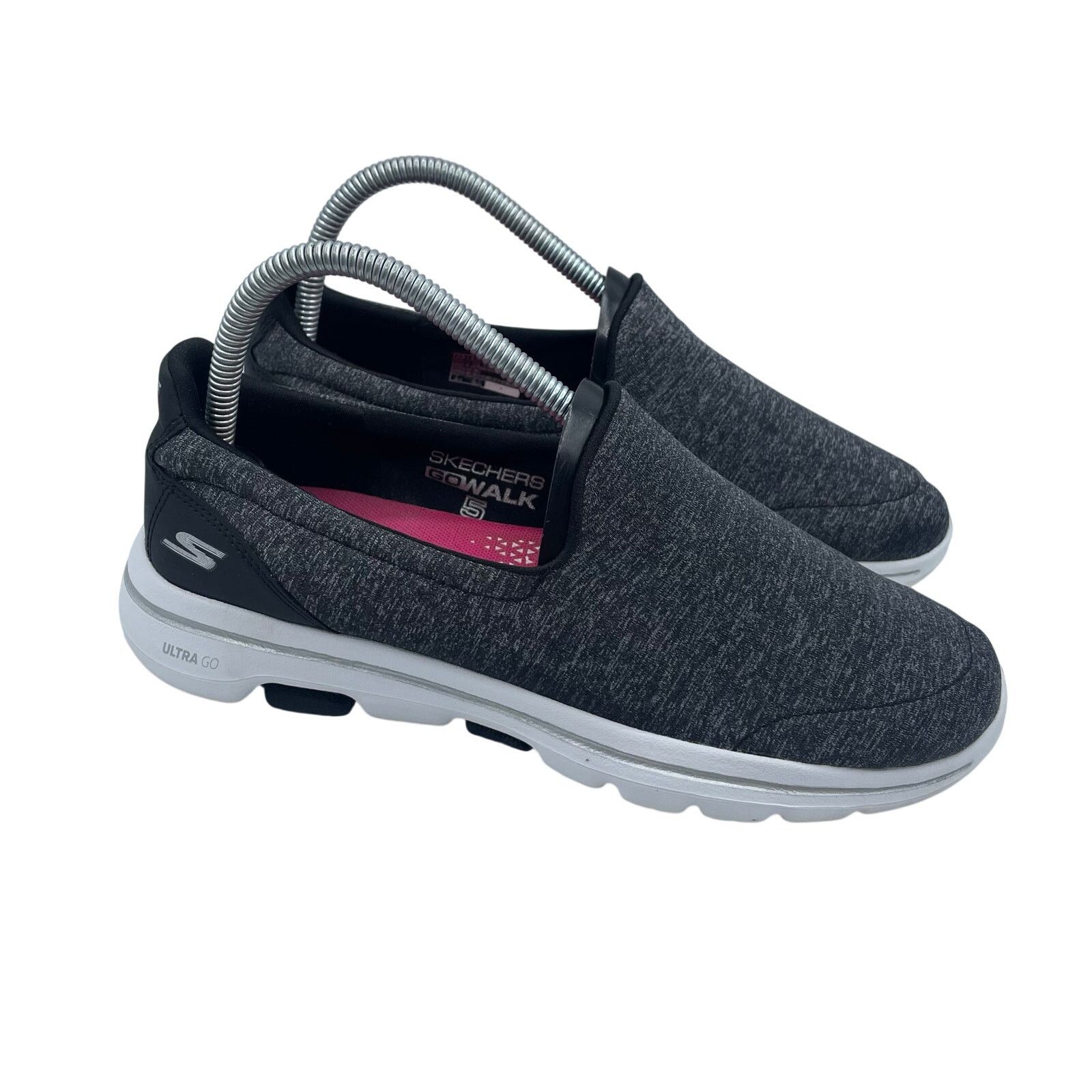 SKECHERS Skechers Go Walk Ultra 5 Comfort Slip On Gray Womens 7.5 Size US 7.5 / IT 37.5 - 1 Thumbnail