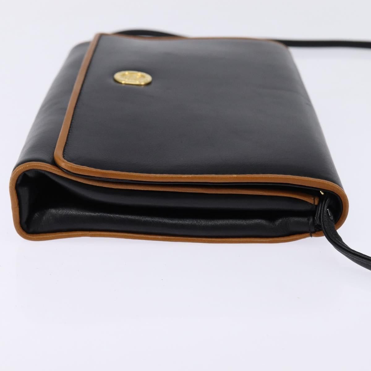 Celine CELINE Shoulder Bag Leather Black Gold Size ONE SIZE - 5 Thumbnail