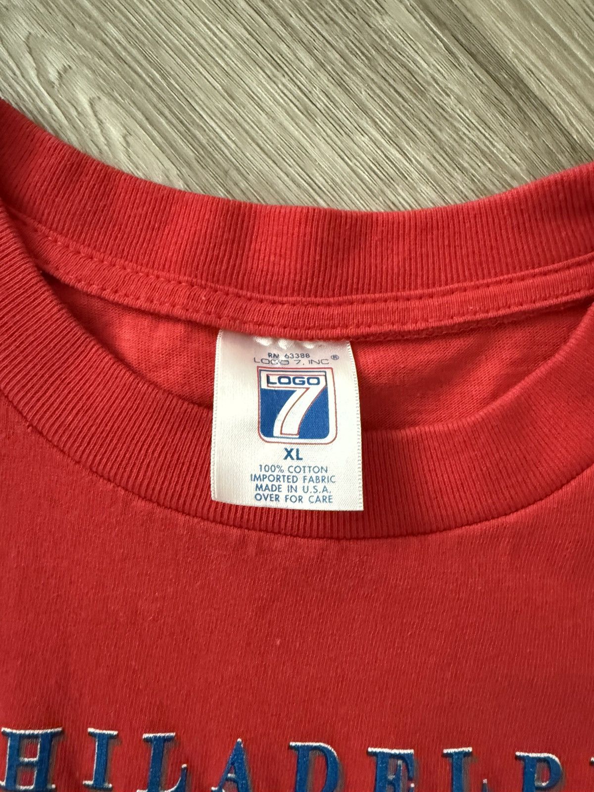 Logo 7 Vintage 1994 Philadelphia Phillies T-shirt Size US XL / EU 56 / 4 - 5 Thumbnail