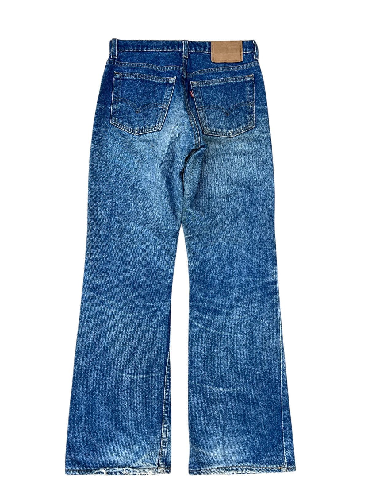 Vintage 90s Levi's 517 Faded Denim Bootcut Jeans Flare