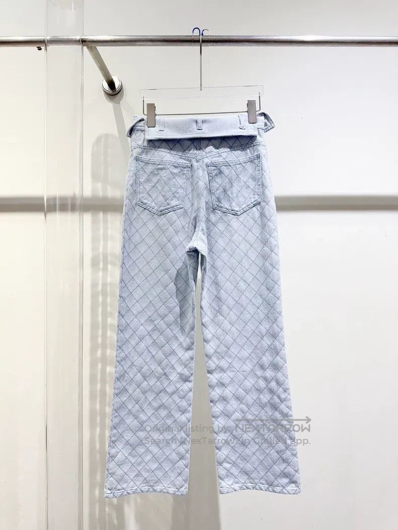 Chanel Chanel Diamond-patterned trousers Size 25" / US 0 / IT 36 - 2 Thumbnail