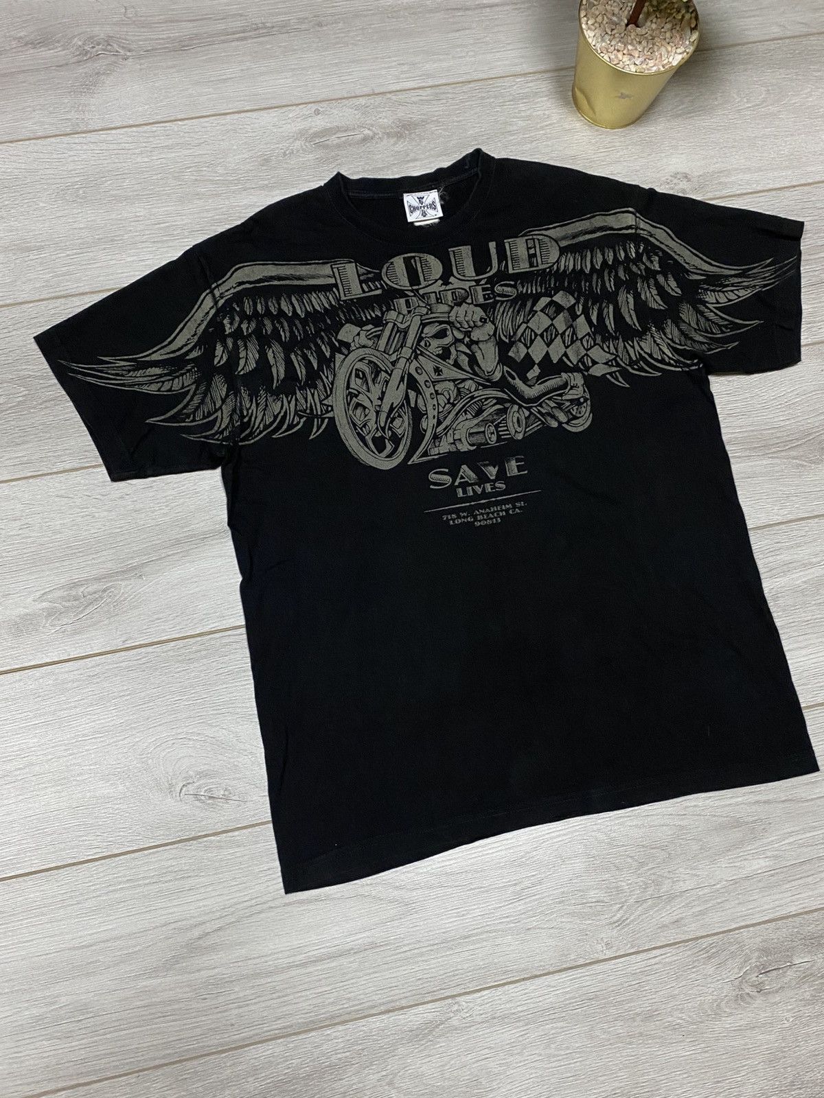 West Coast Choppers West Coast Choppers moto big logo cross t shirt Size US L / EU 52-54 / 3 - 4 Thumbnail