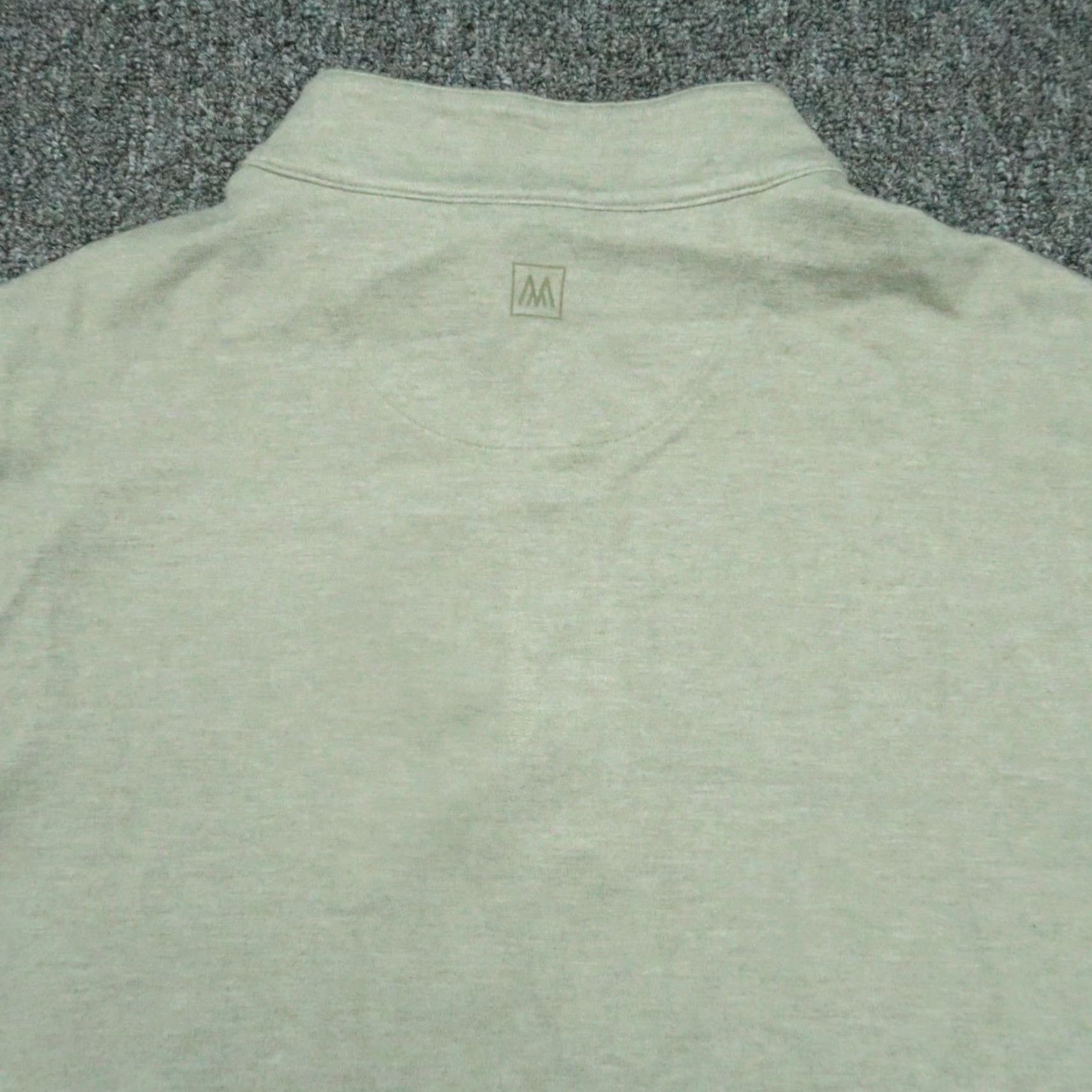 Mizzen+Main Mizzen+Main Sweater Mens Small Green 1/4 Zip Pullover Mock Neck Long Sleeve Knit Autumn Winter Fall Shirt Size US S / EU 44-46 / 1 - 5 Thumbnail