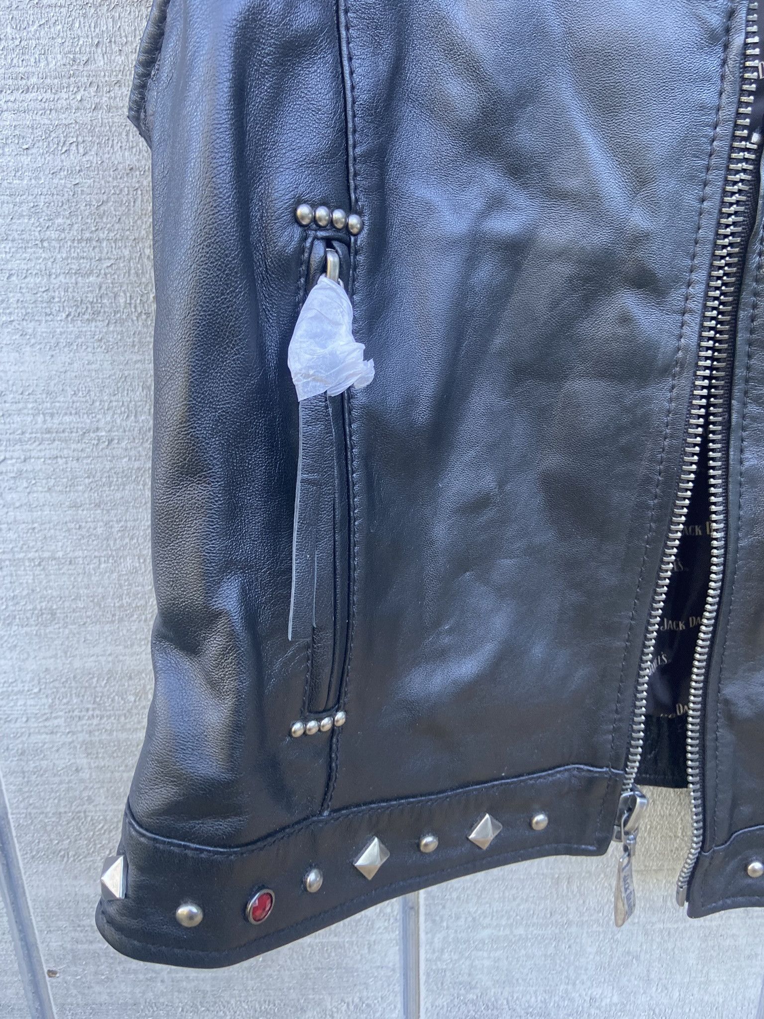 Other Jack Daniels Old No. 7 Women’s Leather Motorcycle Vest S Size S / US 4 / IT 40 - 4 Thumbnail