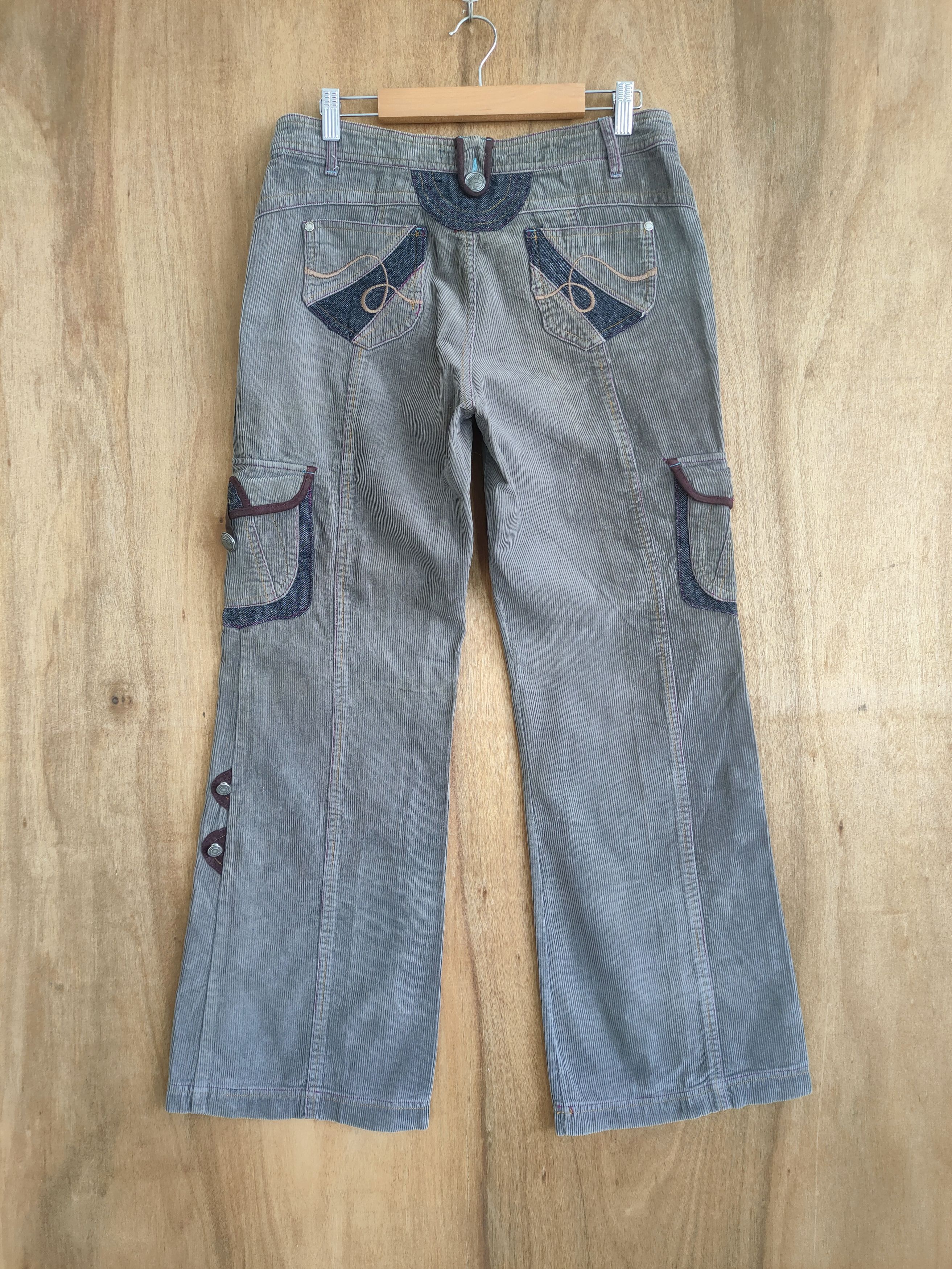 Japanese Brand JAPANESE VINTAGE FLARED CARGO PANTS Size US 32 / EU 48 - 2 Thumbnail