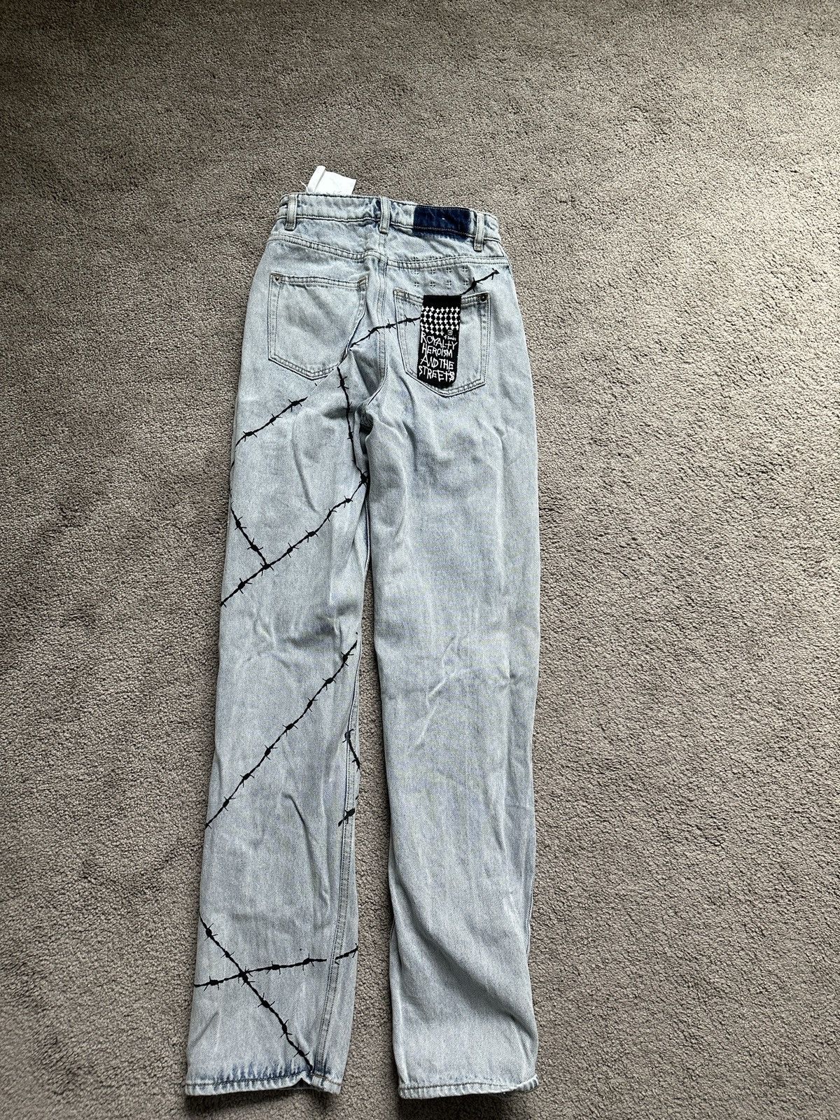 image of Ksubi Playback Real Thing in Blue, Women's (Size 23)