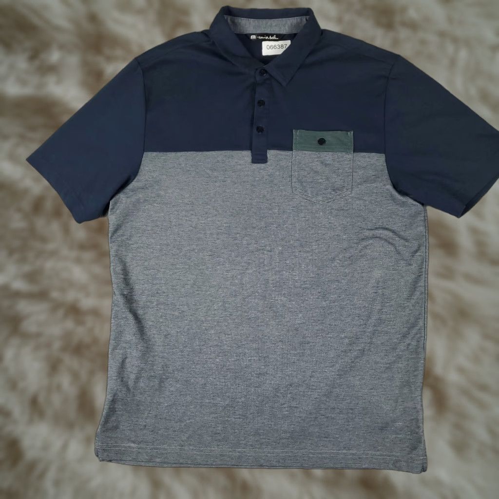 TravisMathew Travis Mathew Polo Shirt Mens Large Blue Golf Casual Short Sleeve Polo Shirt Mens Blue Travis Mathew Size US L / EU 52-54 / 3 - 1 Thumbnail