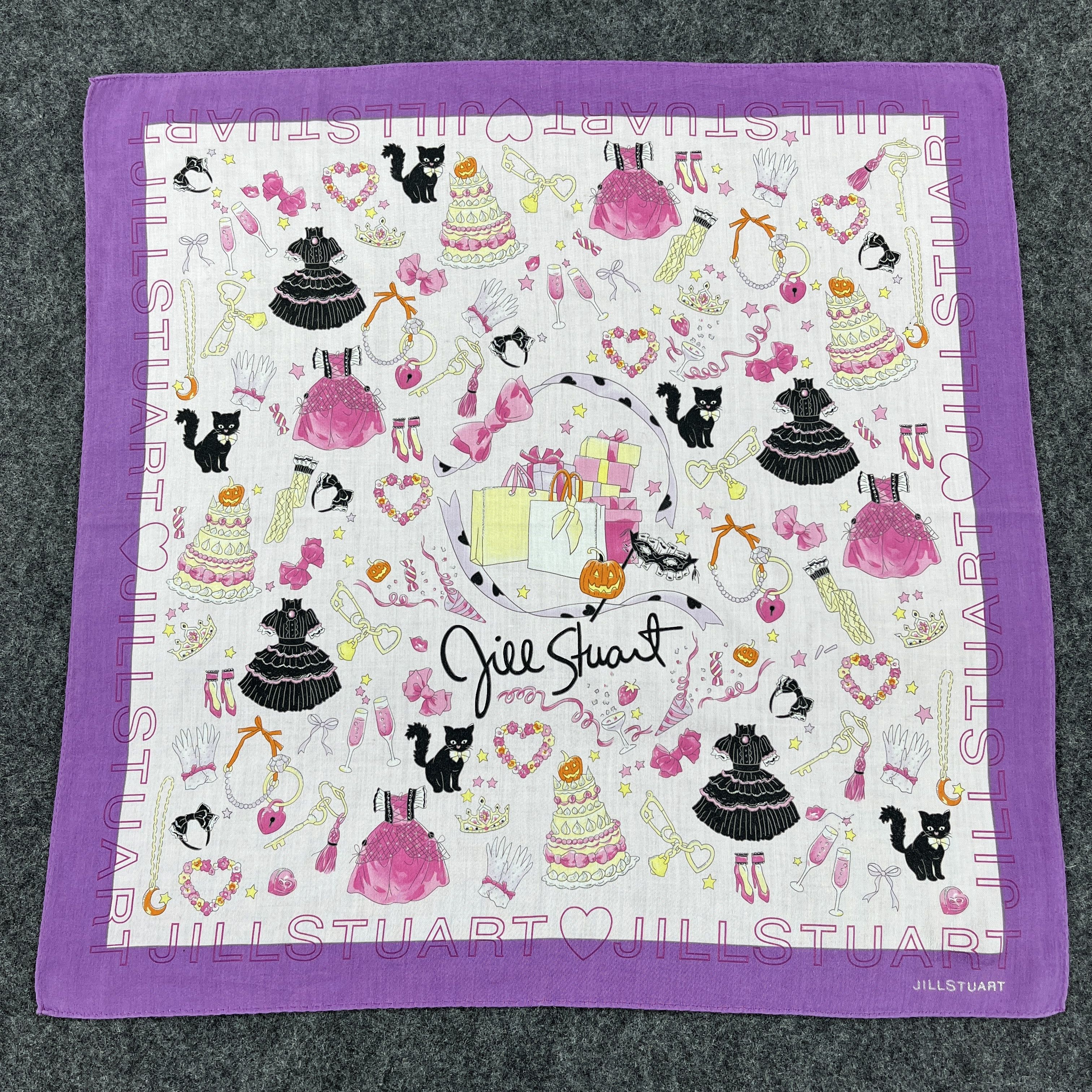 Jil Stuart × Vintage Jill Stuart Handkerchief / Bandana / Neckerchief B283 Size ONE SIZE - 2 Thumbnail