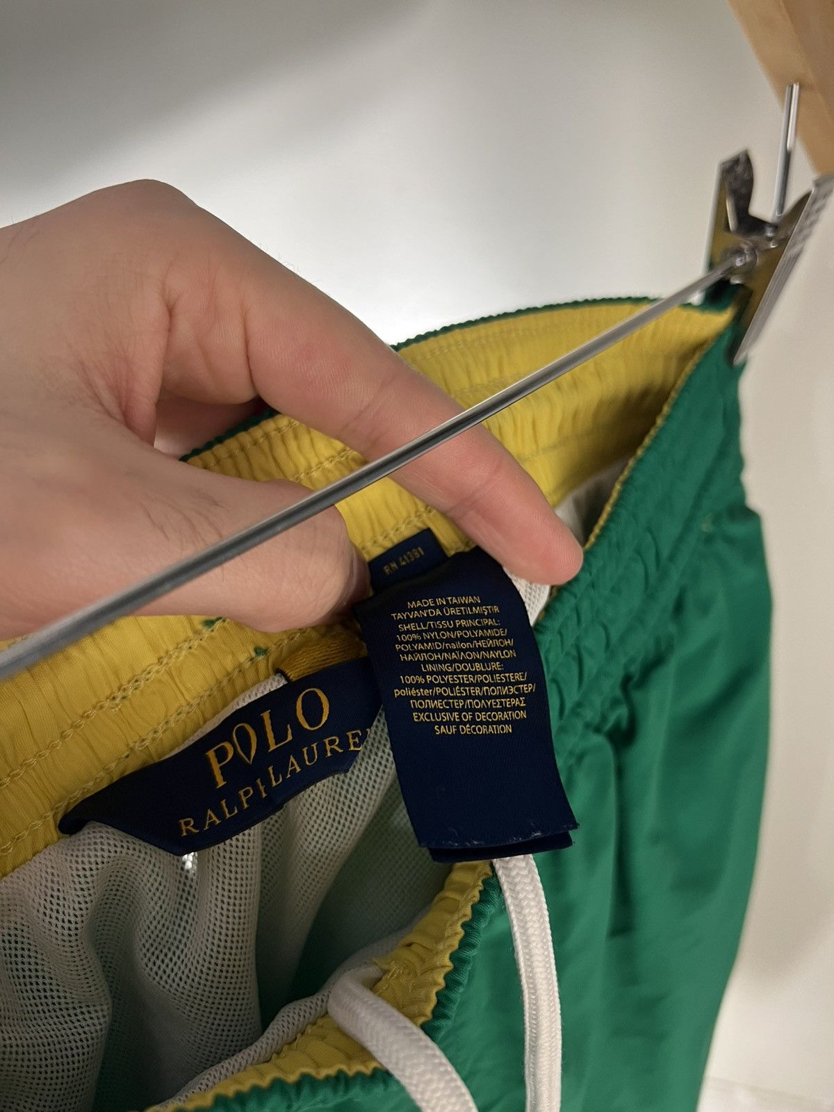 Polo Ralph Lauren VINTAGE POLO RALPH LAUREN NYLON SHORTS CLASSIC RETRO Y2K 90s Size US 32 / EU 48 - 13 Thumbnail
