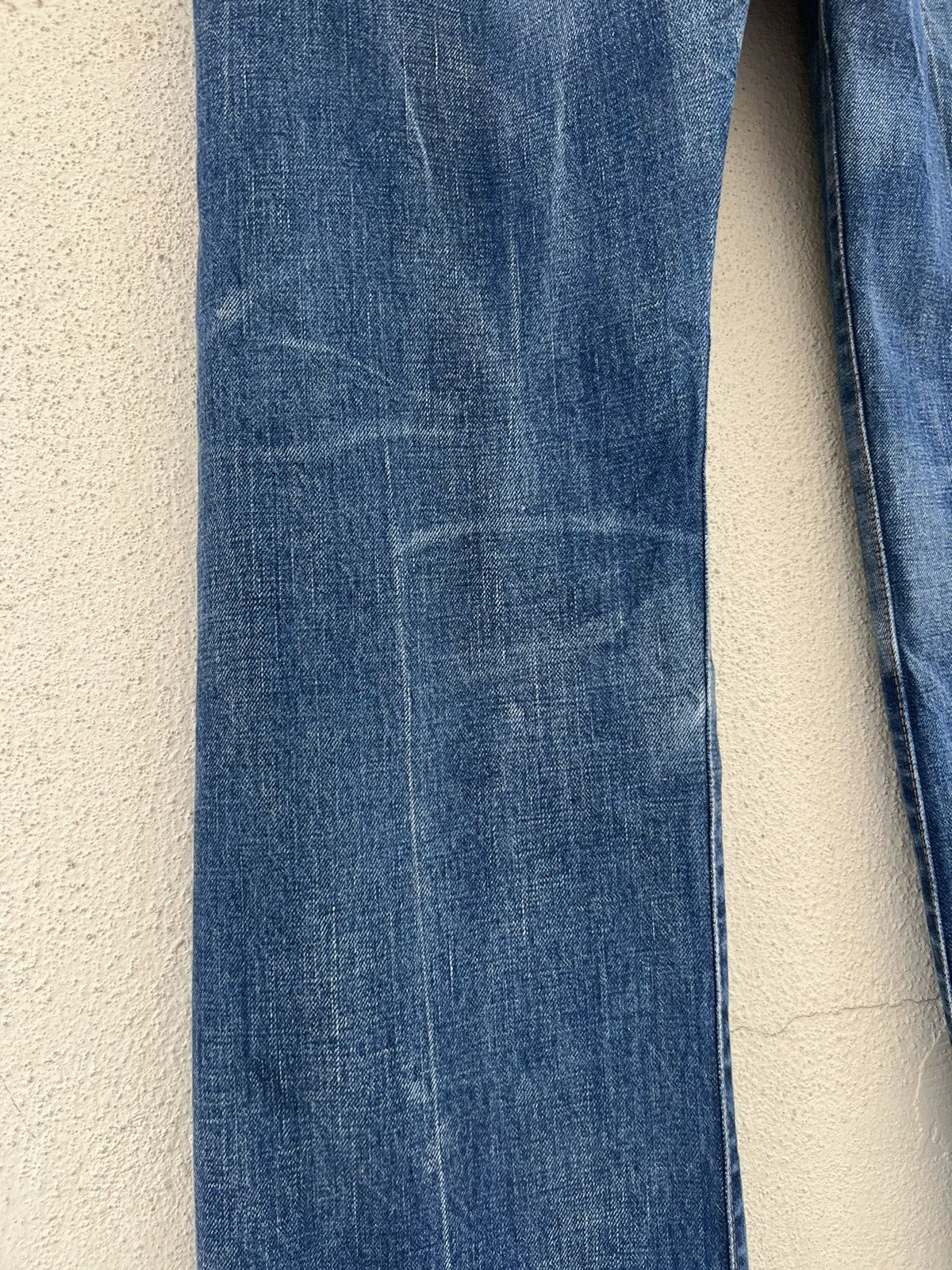 Chimala Chimala Japan Distressed Fade Denim Selvedge Jeans Size US 32 / EU 48 - 17 Thumbnail