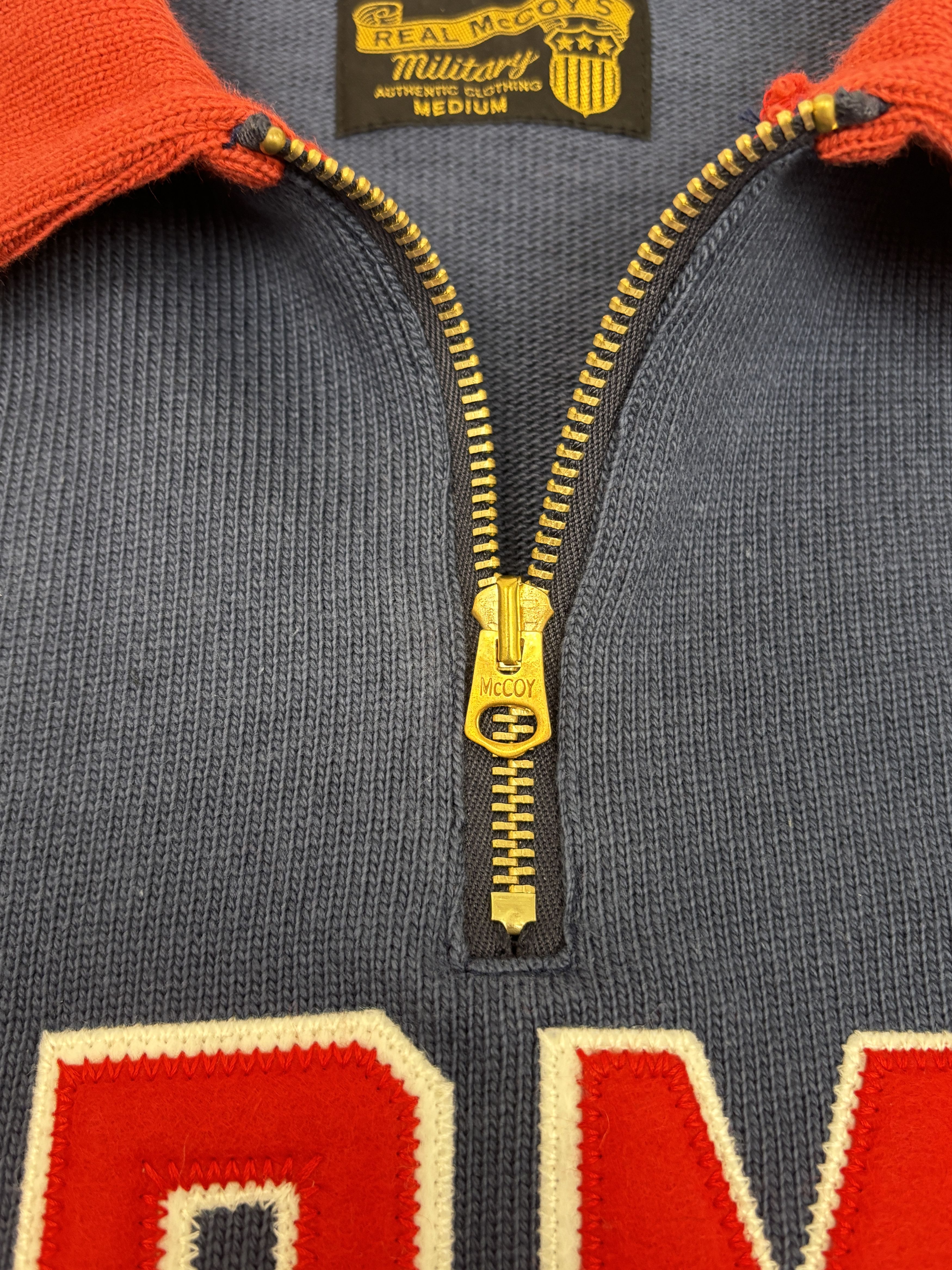 The Real McCoy's Real McCoy’s Athletic Half-Zip Jersey Army Size US M / EU 48-50 / 2 - 9 Thumbnail