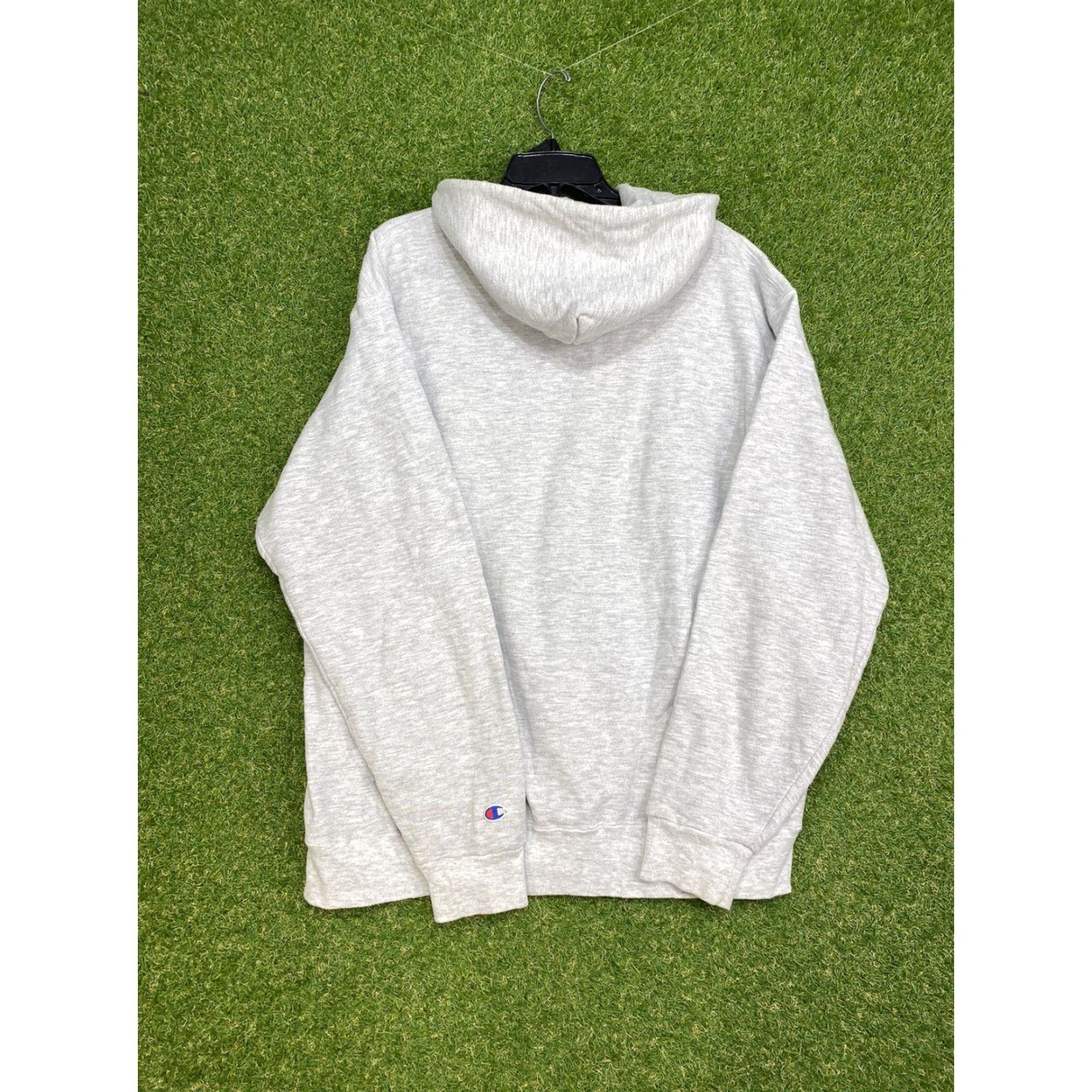 Champion VINTAGE Champion Ohio State Buckeyes Champion Hoodie Mens 2XL Gray Sweatshirt Old English 80s Buckeyes Logo Kangaroo Pocket Collagic College Size US XXL / EU 58 / 5 - 2 Thumbnail